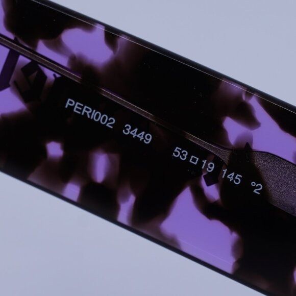 Palm Angels Palm Angels PERI002 PALM 3449 Sunglasses Purple Rectangle Size ONE SIZE - 9 Thumbnail