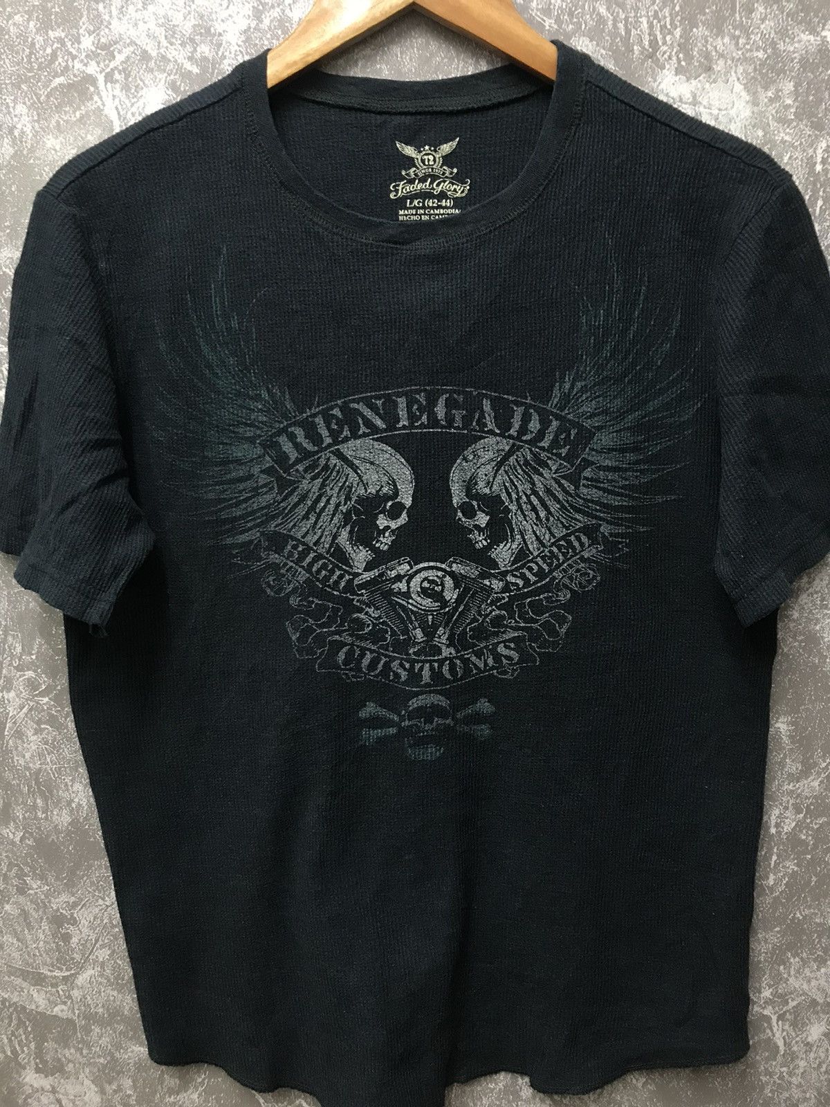 Affliction × Faded Glory × Southpole Faded Glory Affliction Skull Y2K Graphic Tee Size US M / EU 48-50 / 2 - 1 Thumbnail