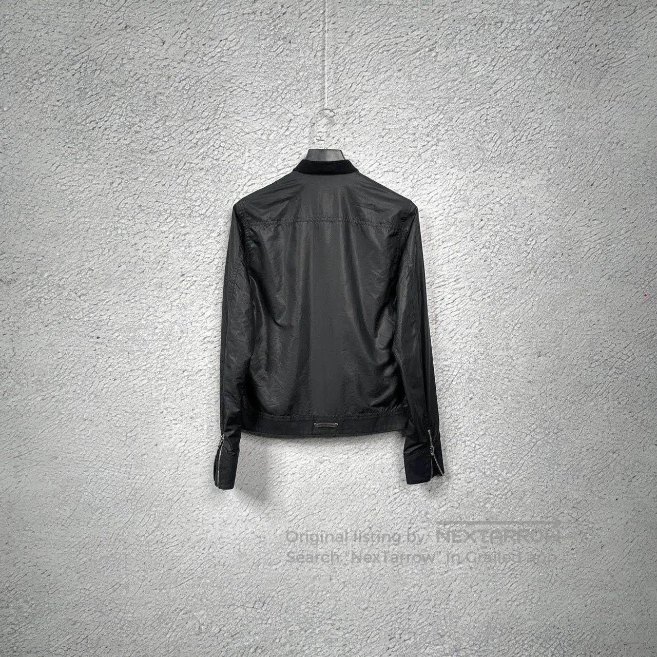 Chrome Hearts chrome hearts nylon zip jacket in black. Size US S / EU 44-46 / 1 - 7 Thumbnail