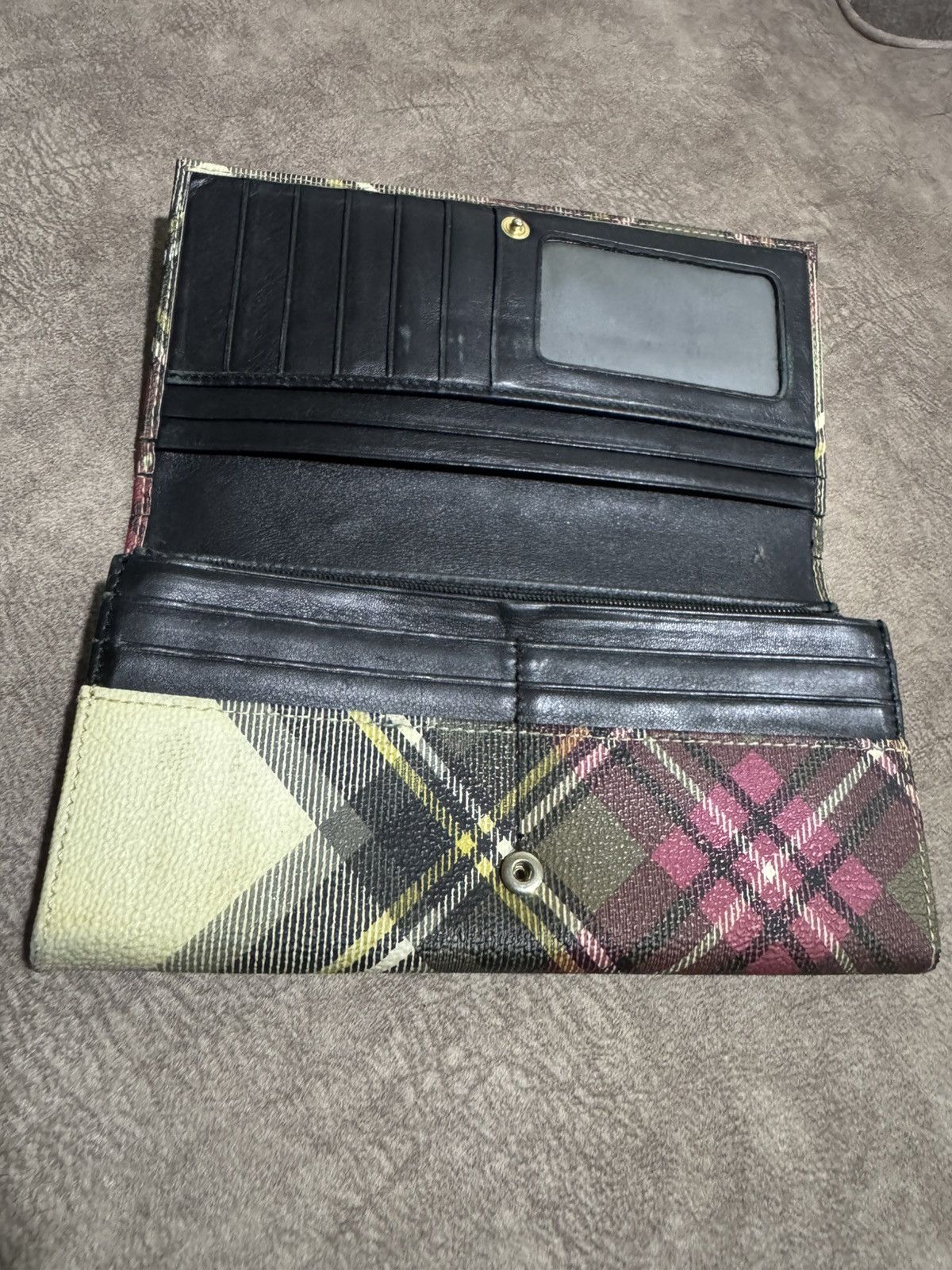 Vivienne Westwood Vivienne Westwood Tartan Leather Long Wallet Size ONE SIZE - 3 Thumbnail