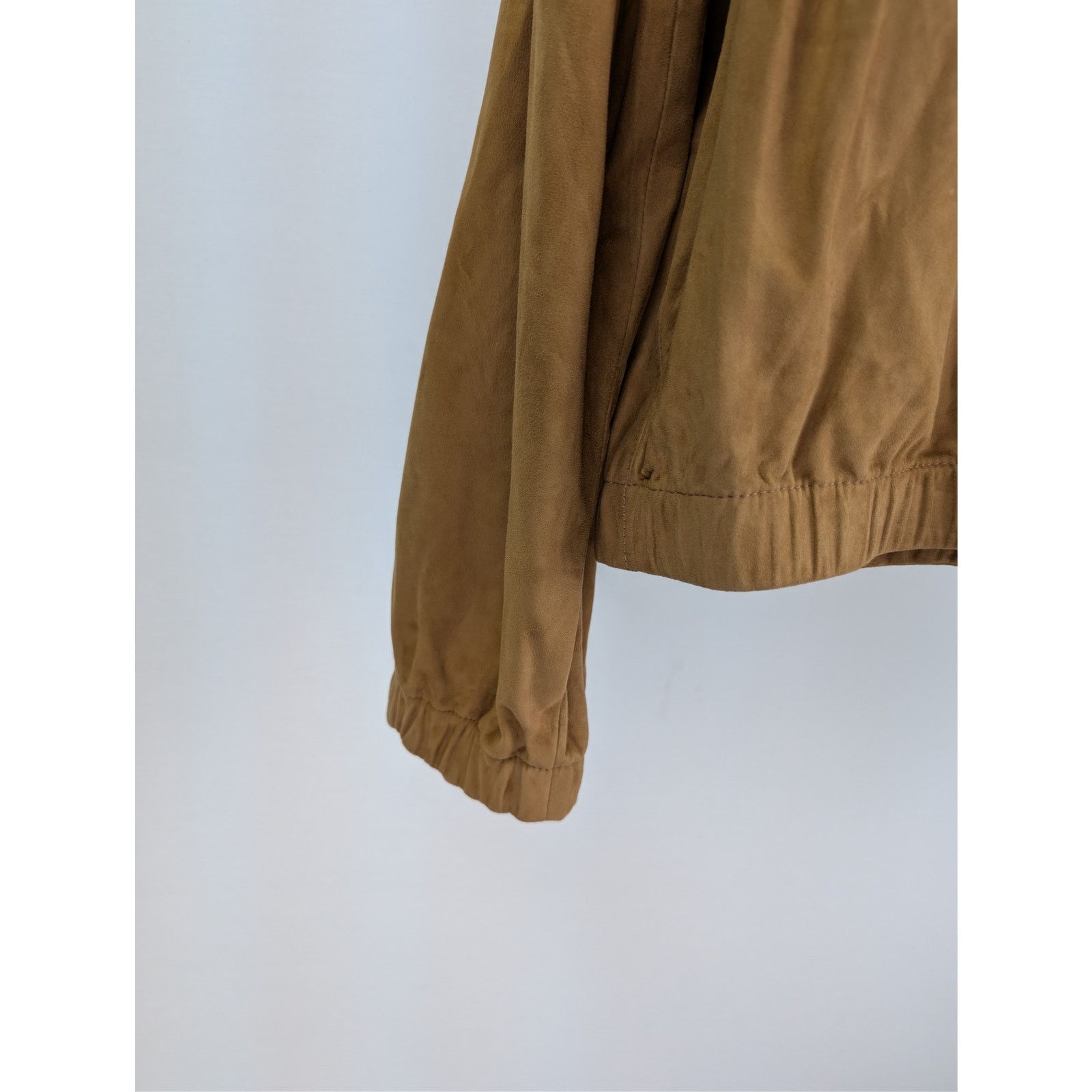 Loro Piana o1rshd1 Bomber Lowered Jacket in Camel Size US XL / EU 56 / 4 - 12 Thumbnail
