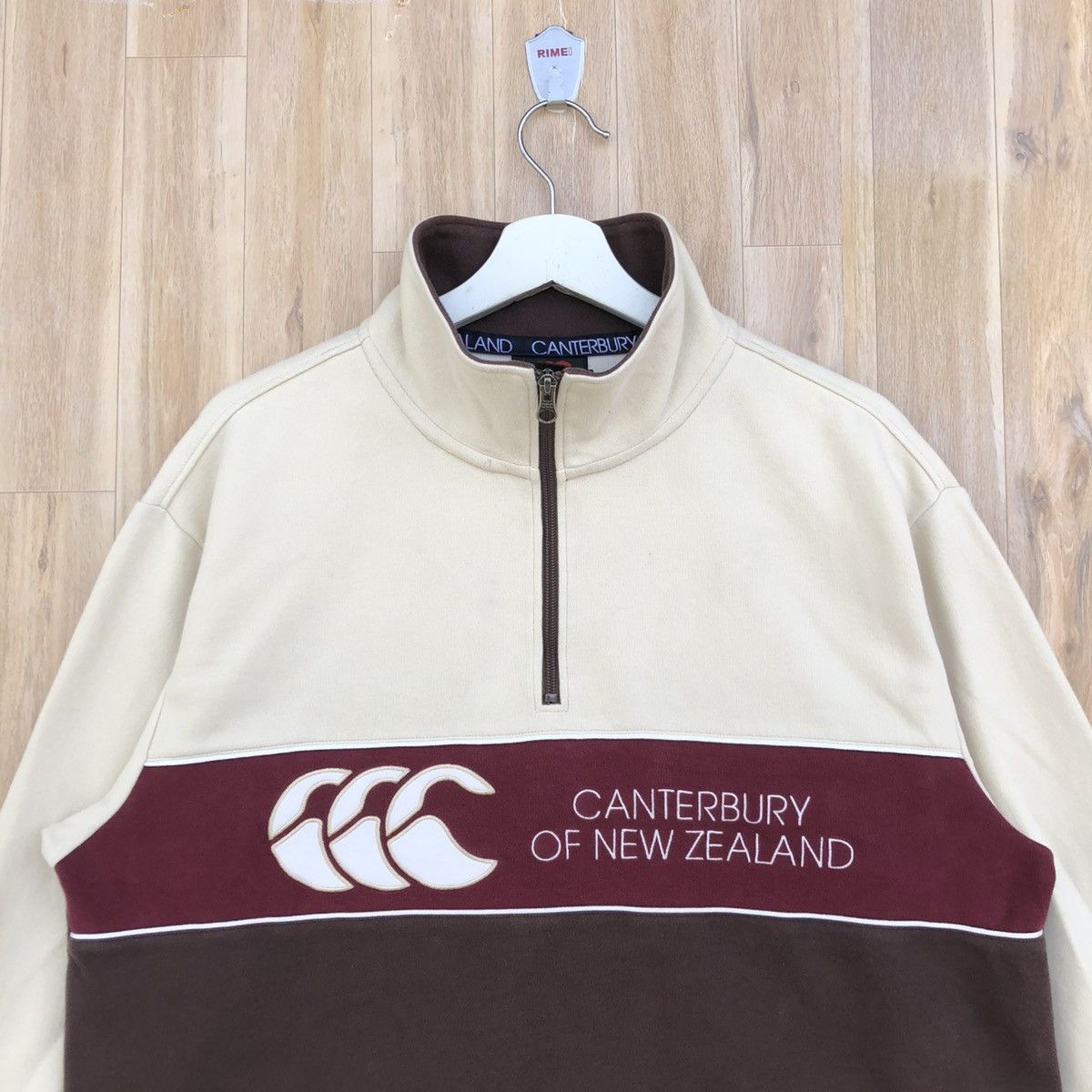 Canterbury of New Zealand Vintage Canterbury of New Zealand half-Zip Sweatshirt Size US L / EU 52-54 / 3 - 3 Thumbnail