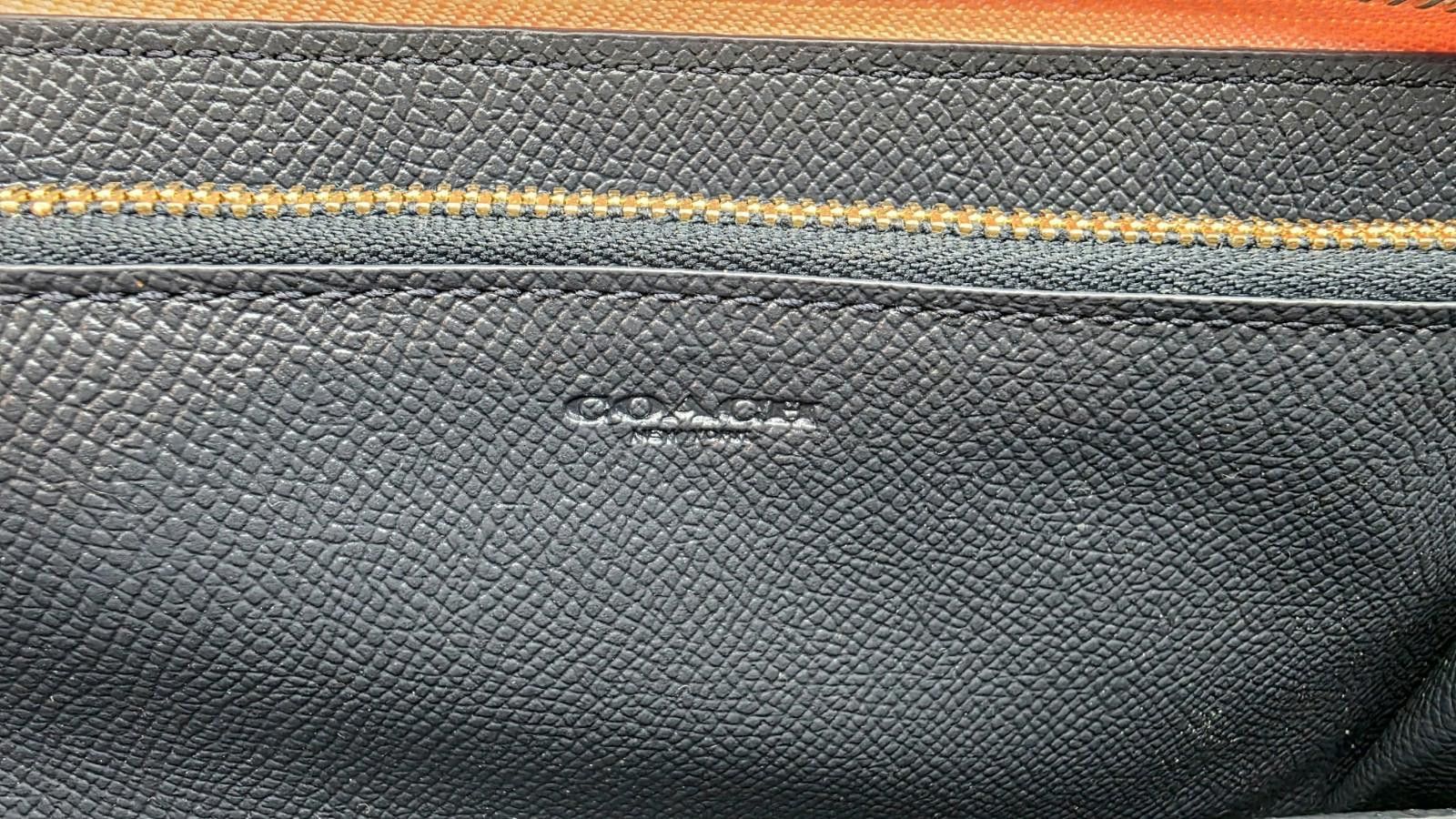 Coach Coach Multifunction Wallet Leather in Sunrise Multi F29940 Size ONE SIZE - 7 Thumbnail