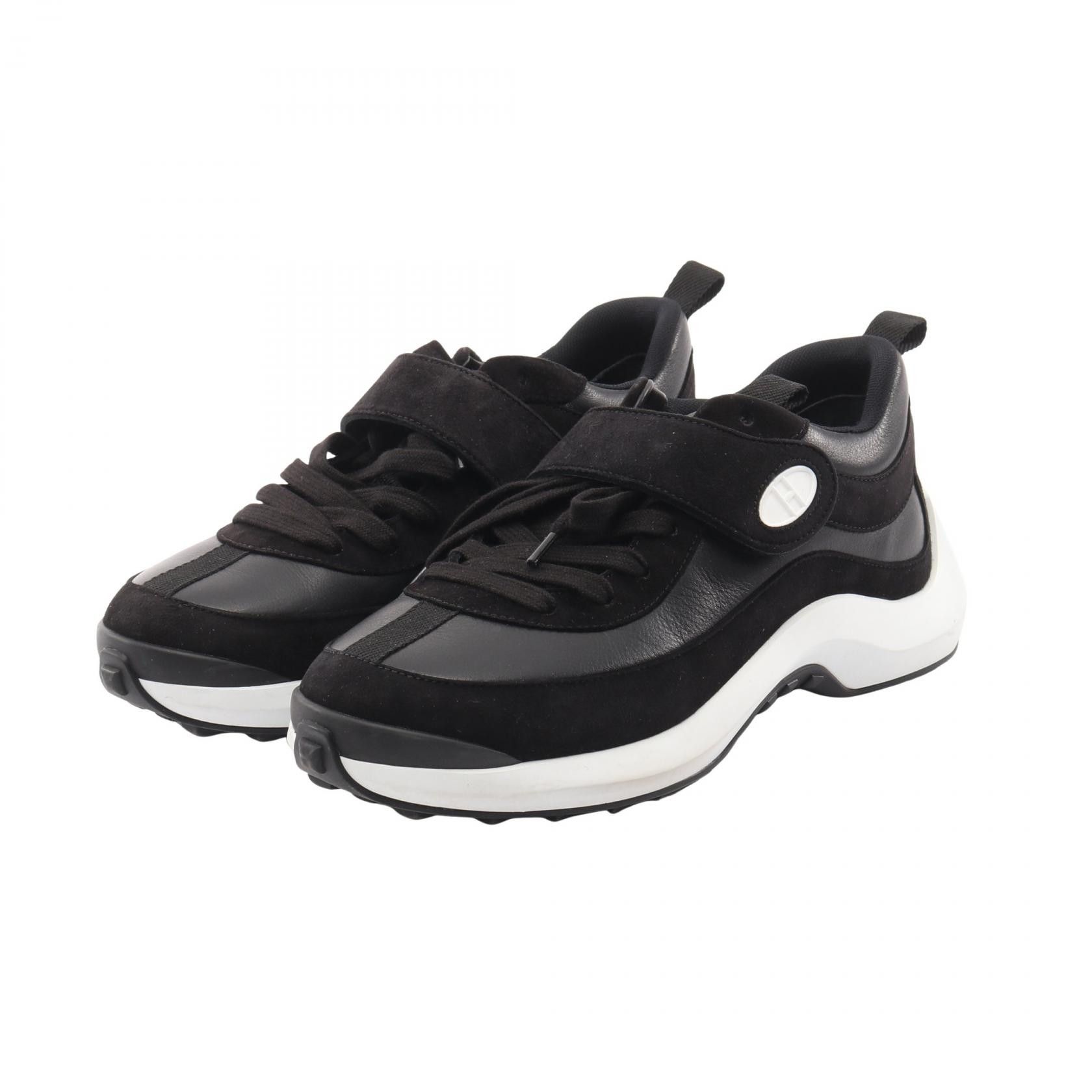 Hermes Hermes Hermes Loop Leather Fabric Sneakers Leather Shoes DUTY FREE for USA Size ONE SIZE - 1 Thumbnail