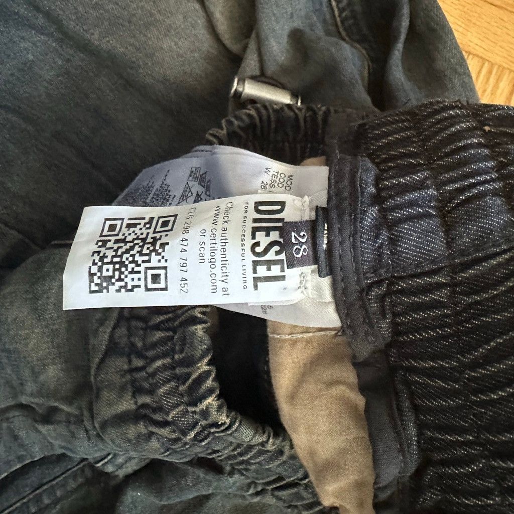 Diesel Diesel Relaxed Dégradé Drawstring Jeans D-Pari Blue Sz 28 Size US 28 / EU 44 - 5 Thumbnail