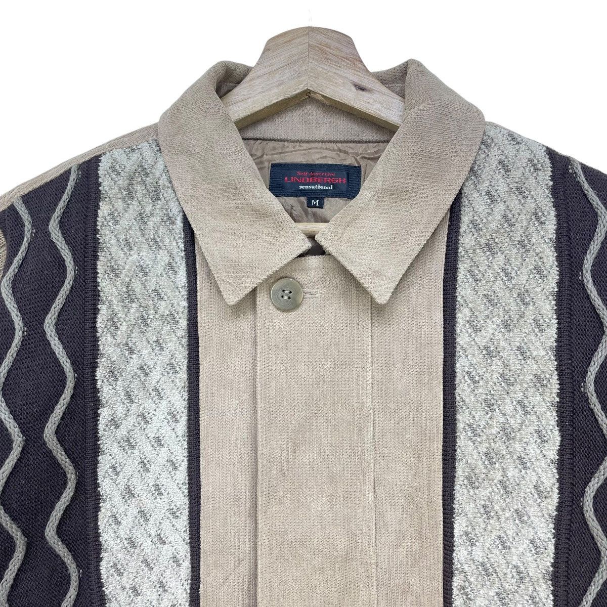 Japanese Brand × Lindbergh Japanese Brand Lindbergh Knit Jacket Size US M / EU 48-50 / 2 - 4 Thumbnail