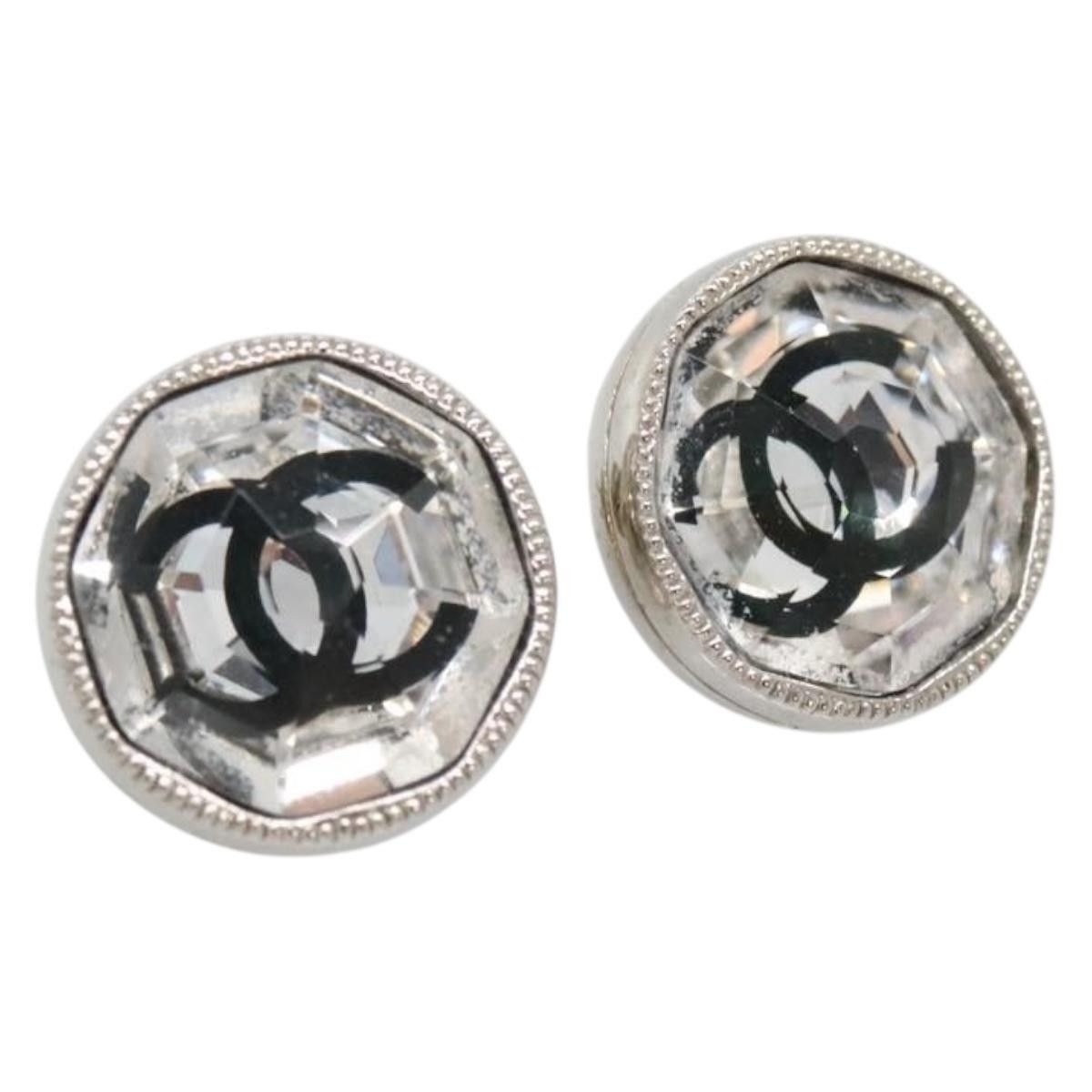 Chanel Chanel Vintage CC Earrings Metal Size ONE SIZE - 1 Thumbnail