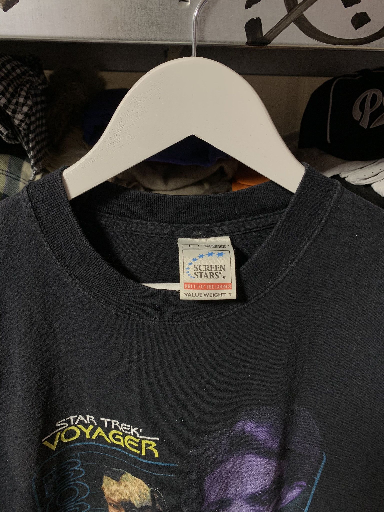 Fruit Of The Loom Vintage Star Trek Voyager 2001 Merch T Shirt Size US L / EU 52-54 / 3 - 7 Thumbnail