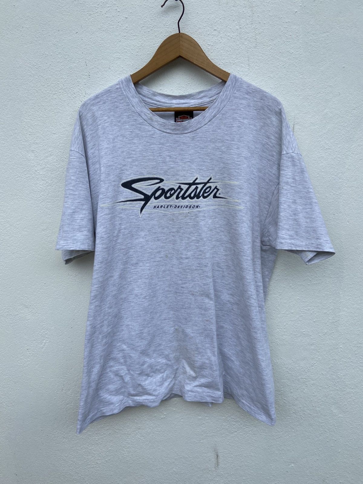 Harley Davidson 🔥 Vintage 90s Vintage Harley Davidson t shirt Longhorn Size US L / EU 52-54 / 3 - 4 Thumbnail