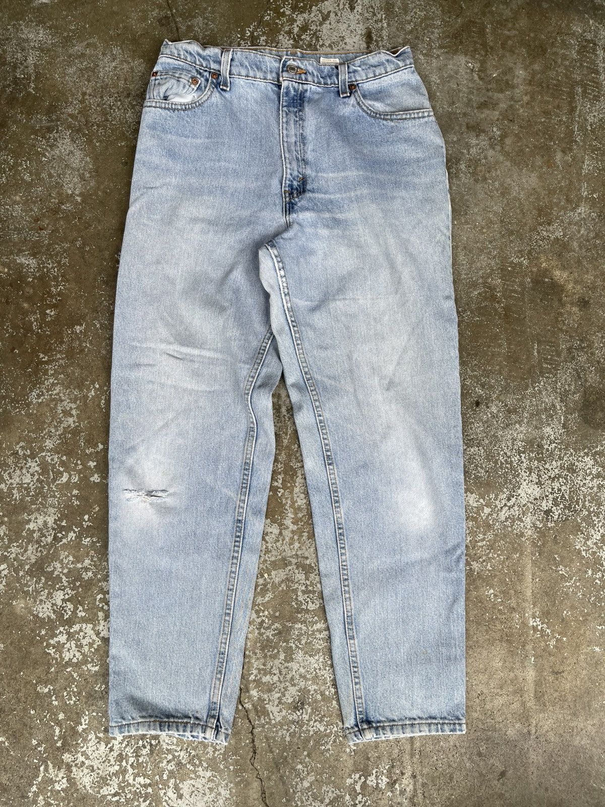 Levi's Vintage Levi’s 550s Made In USA Denim Jeans Size 30" / US 8 / IT 44 - 2 Thumbnail