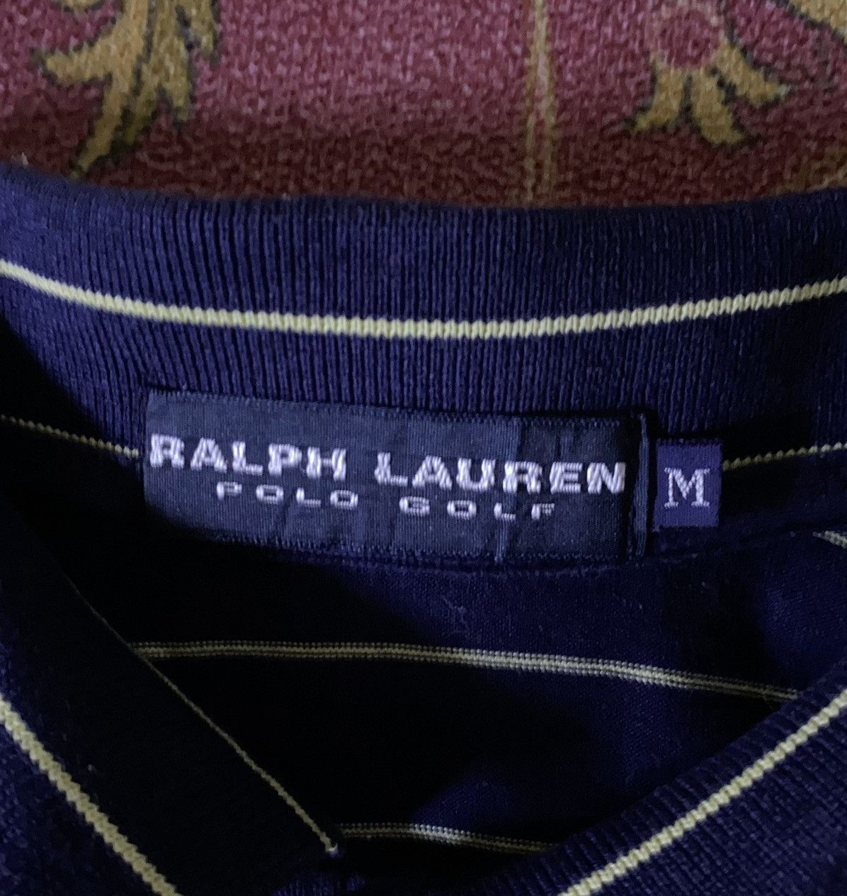 Japanese Brand × Polo Ralph Lauren × Ralph Lauren Ralph Lauren Polo Golf Striped Long Sleeve Polo Size US M / EU 48-50 / 2 - 6 Thumbnail