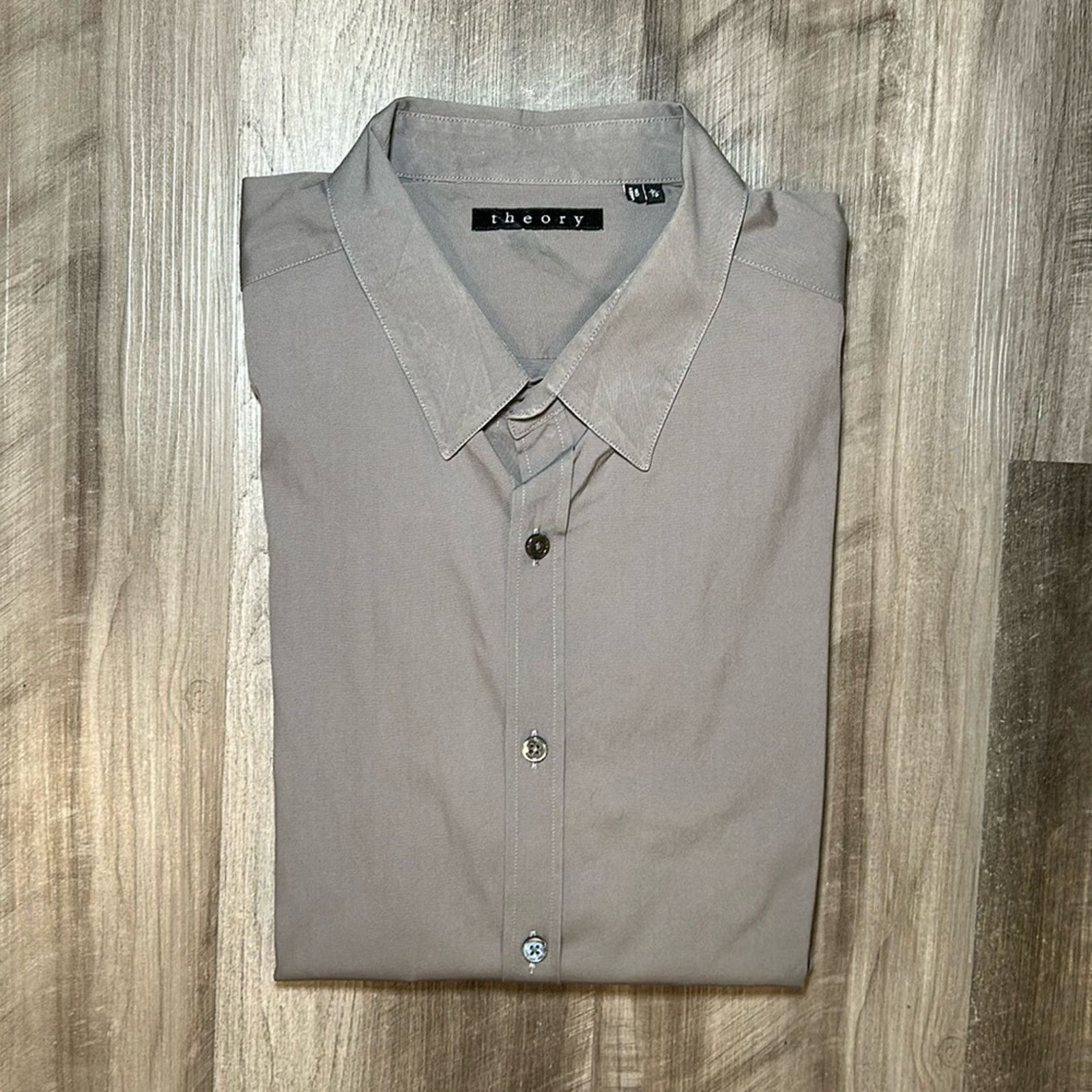 Theory Theory Zack PS Ostend Long Sleeve Button Down - XL Size US XL / EU 56 / 4 - 1 Thumbnail