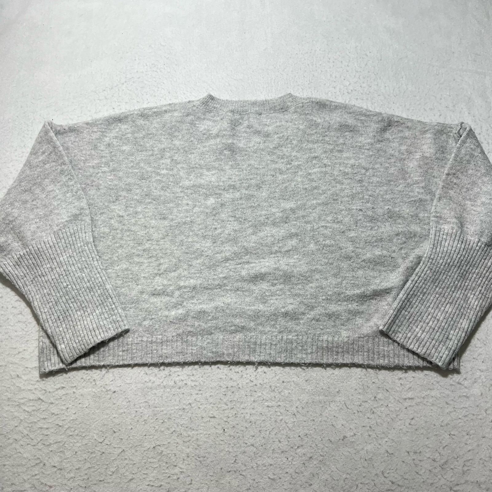 Asos Missguided Women's 6/8 Cropped Crewneck Sweater Crop Top Size M / US 6-8 / IT 42-44 - 9 Thumbnail