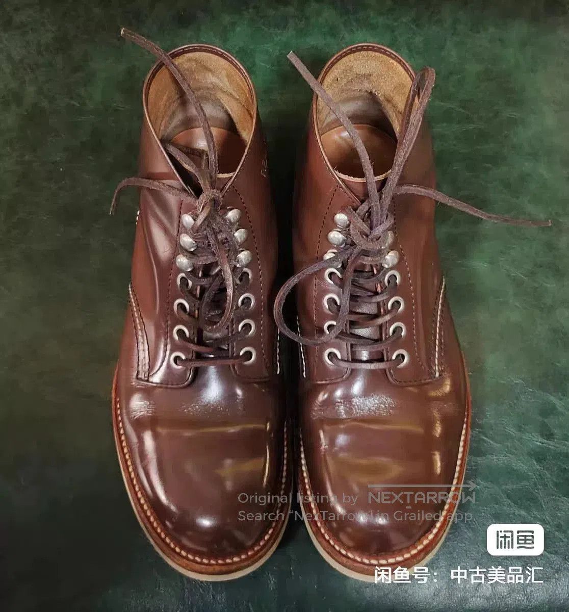 The Real McCoy's Real McCoy 1950s Military Work Boots. Size US 8 / EU 41 - 3 Thumbnail