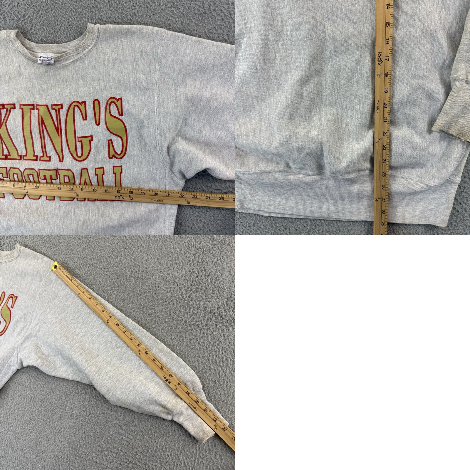 Champion VINTAGE Champion Reverse Weave Sweatshirt Mens XL Gray 90s Sport Pullover USA Size US XL / EU 56 / 4 - 8 Thumbnail