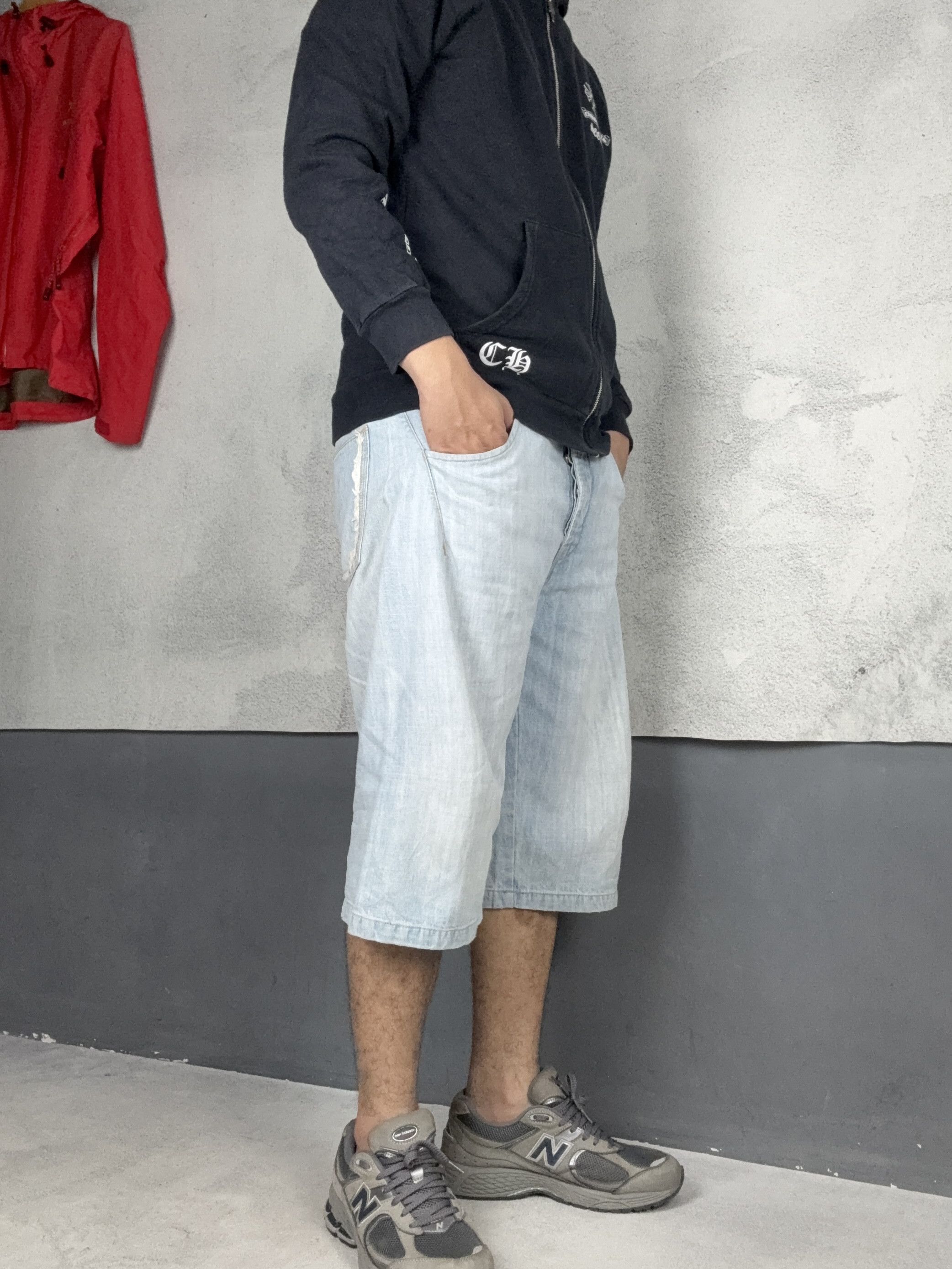 Marithe + Francois Girbaud Marithe Francois Girbaud Jorts Denim Size US 36 / EU 52 - 2 Thumbnail