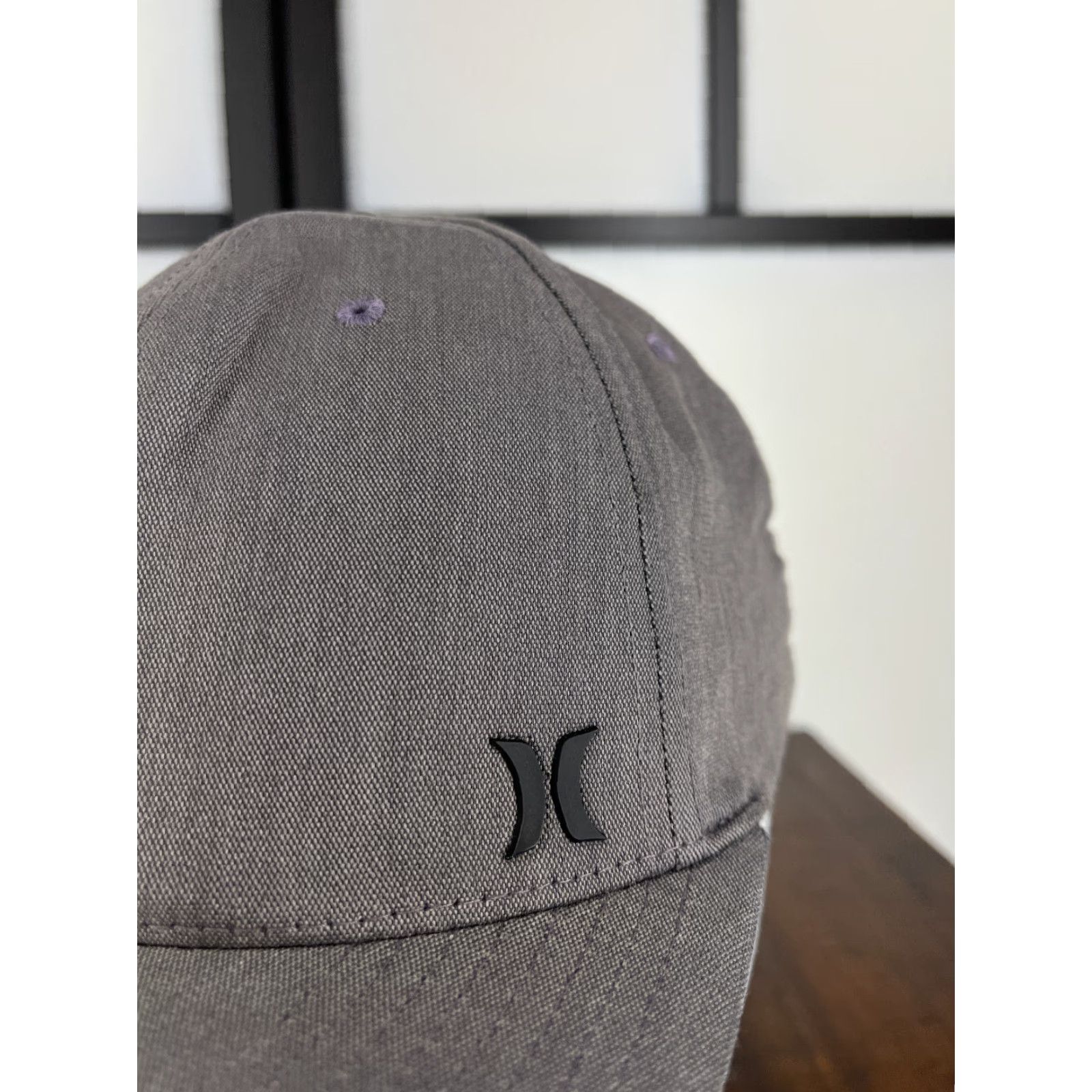 Hurley Hurley Nike Hat Cap Fitted Adult Large Gray Polyester Cotton Dri-Fit Baseball Cap Mens Sportswear Beach 90s Size ONE SIZE - 2 Thumbnail