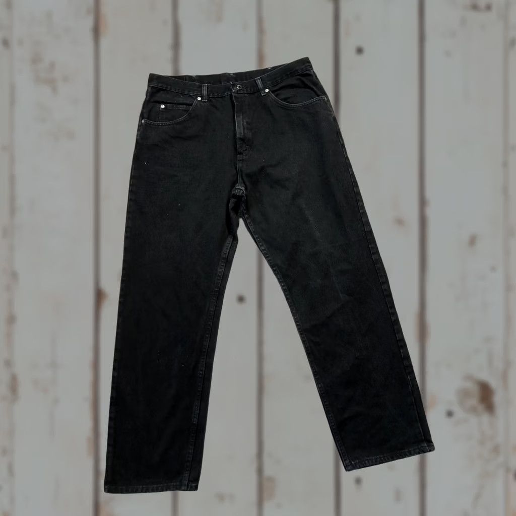 Wrangler Wrangler Jeans Mens 36x30 Black Denim Straight Leg WA783 Five Pocket Authentics Size US 36 / EU 52 - 1 Thumbnail