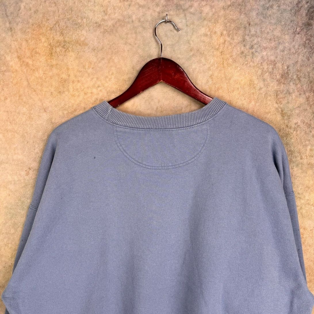 Starter × Vintage VTG 90s Starter Crewneck Sweatshirt Sz XL Light Blue Size US XL / EU 56 / 4 - 8 Thumbnail