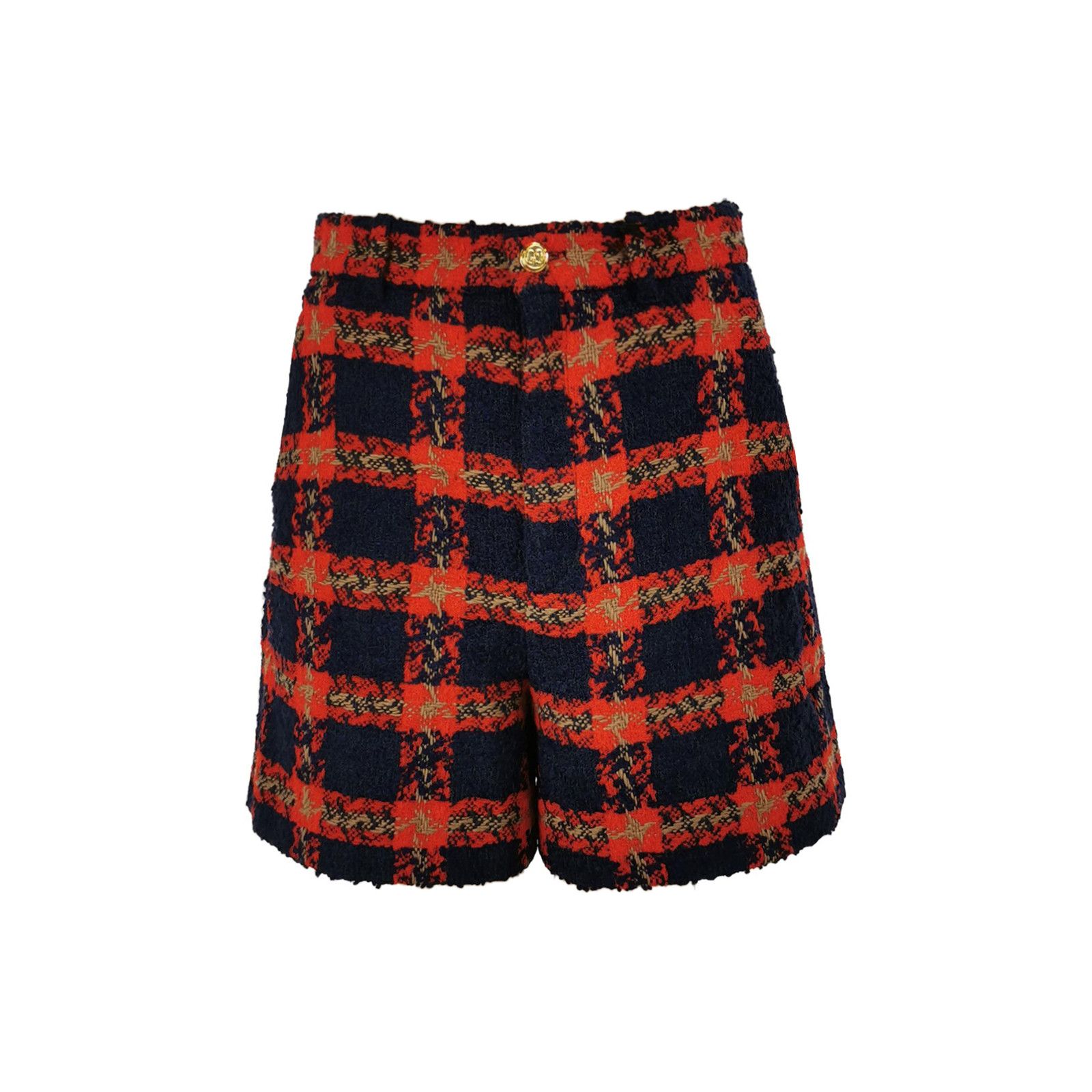 Gucci Gucci Plaid Tweed Shorts Size 38 Size 26" / US 2 / IT 38 - 1 Thumbnail