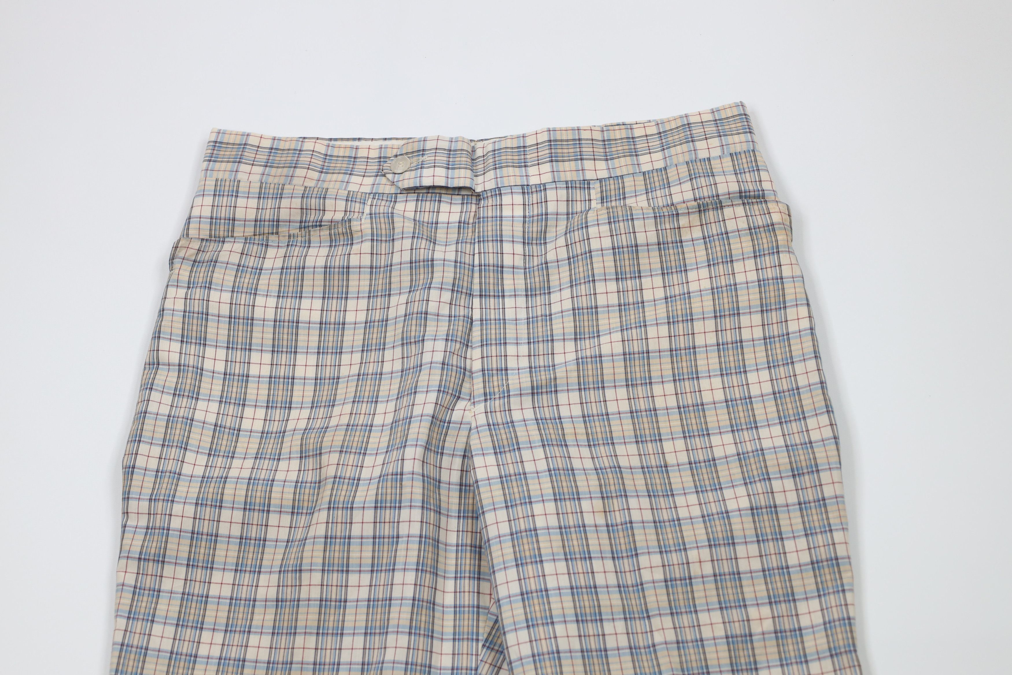Vintage Vintage 60s 70s Streetwear Bottoms Chino Pants Plaid USA Size US 30 / EU 46 - 2 Thumbnail