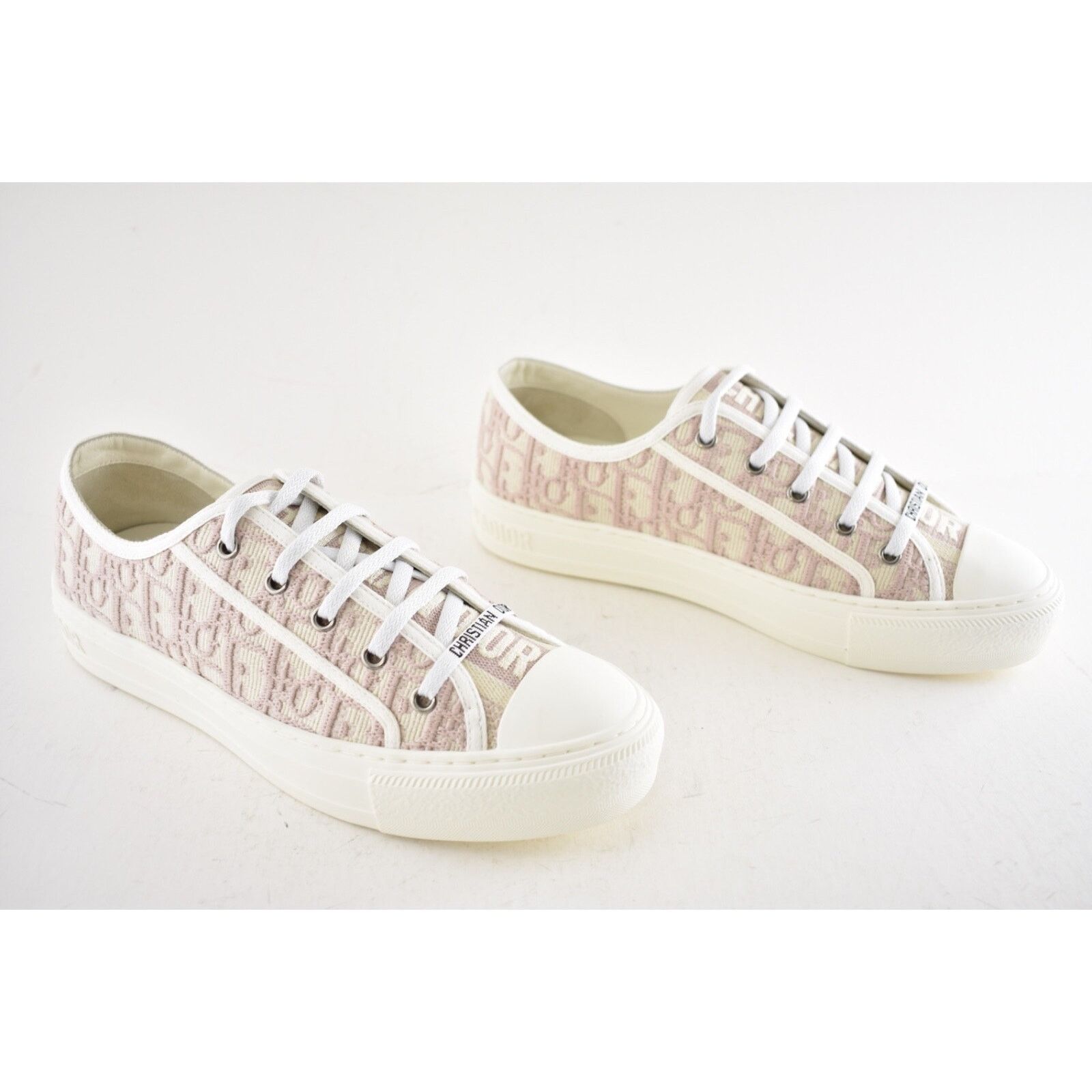 Dior Dior Walk'N'Dior Powder Nude Flat Low Top Trainer Sneaker 40 Size US 10 / IT 40 - 3 Thumbnail