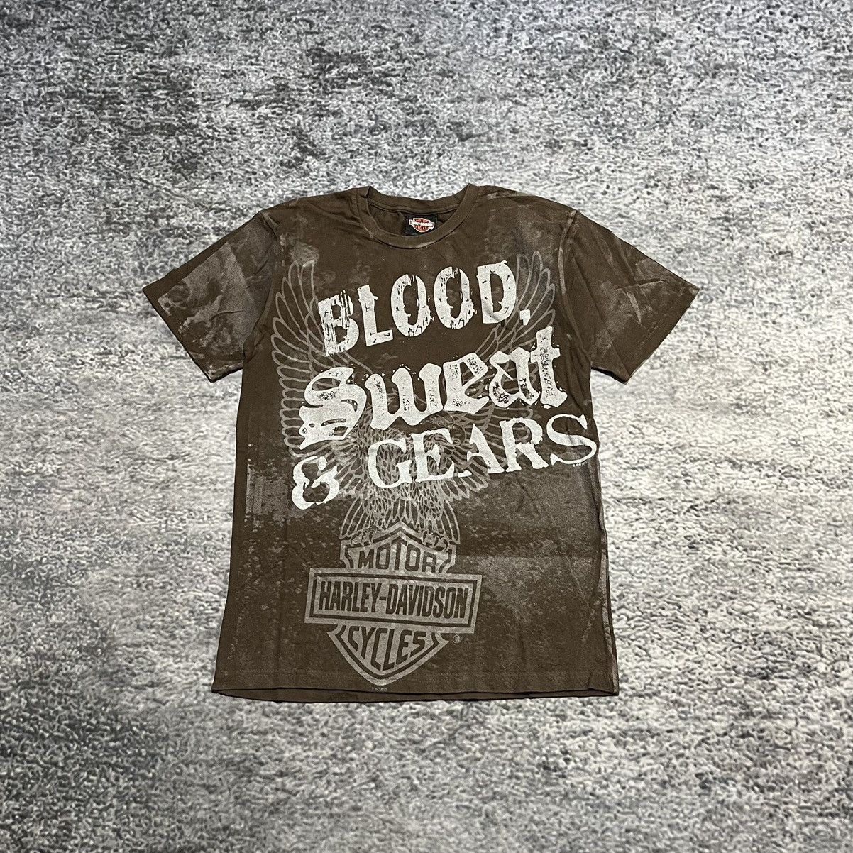Harley Davidson Vintage Y2K Harley Davidson Grunge Skater Wings T Shirt Size US S / EU 44-46 / 1 - 1 Thumbnail