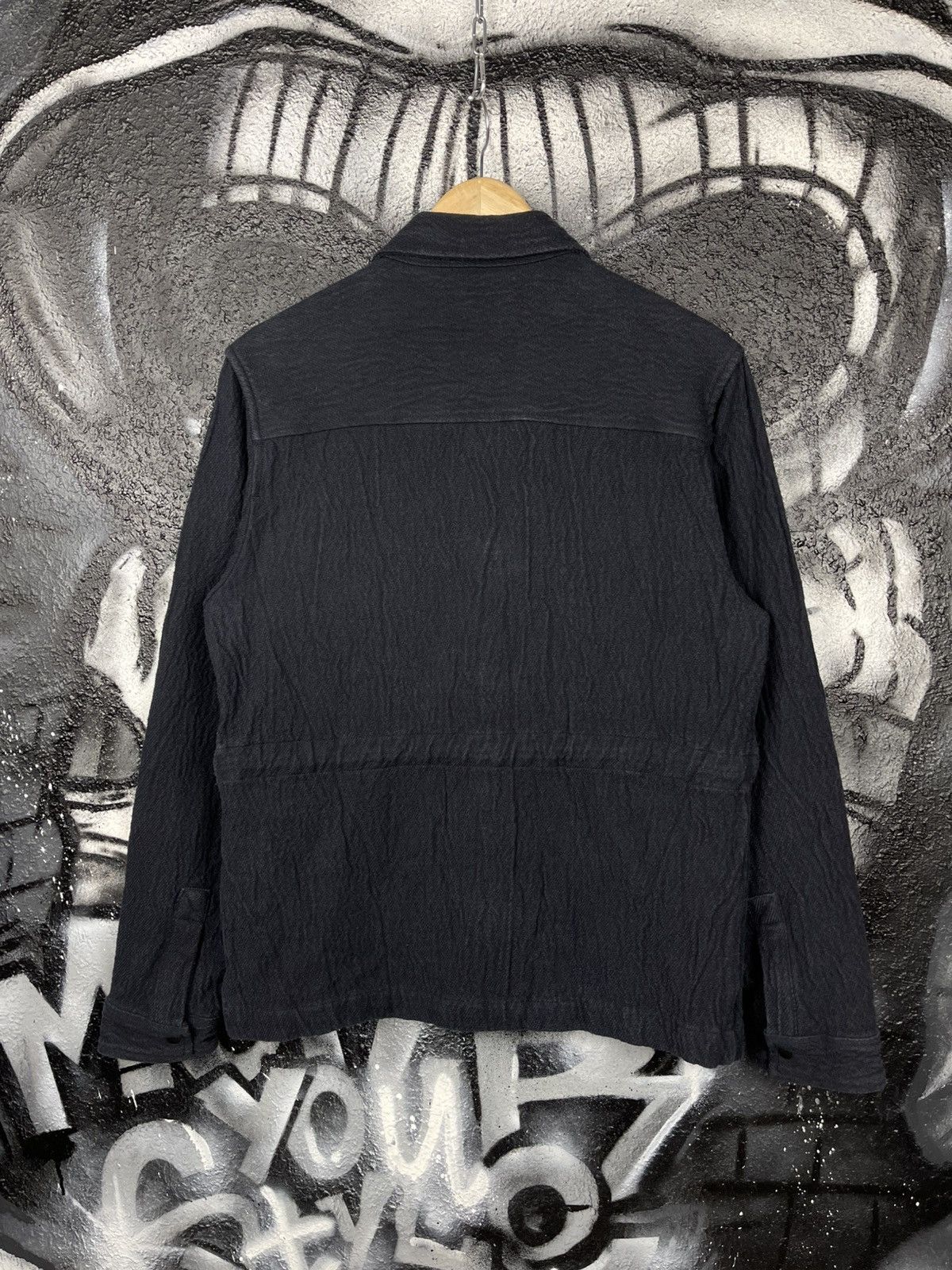 Folk Folk Assembly In Navy Texture Overshirt Jacket Men’s Size 2 Size US M / EU 48-50 / 2 - 10 Thumbnail
