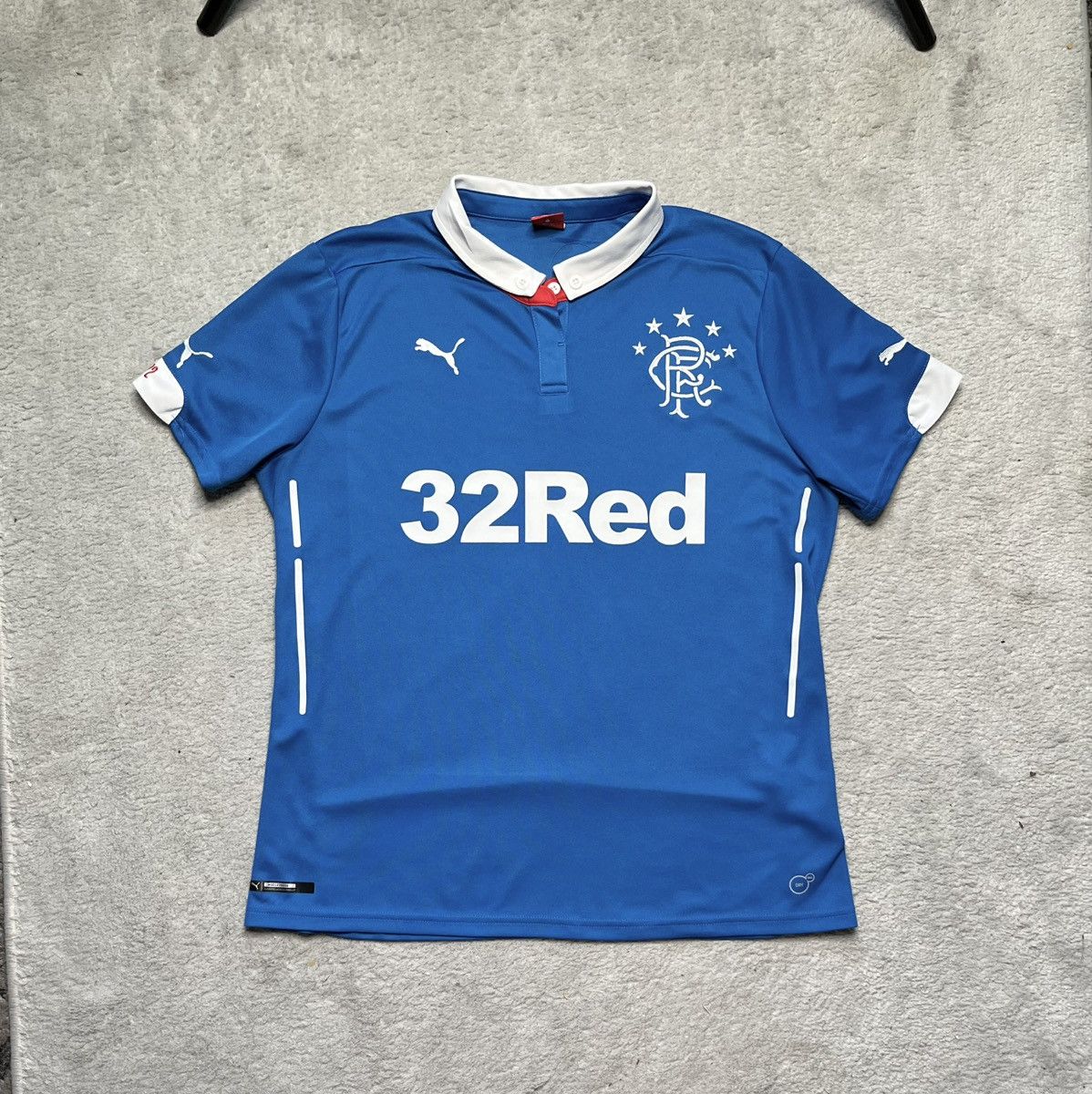 Puma Blue Jersey Top Puma Glasgow Rangers 2014/2015 Size L / US 10 / IT 46 - 1 Thumbnail