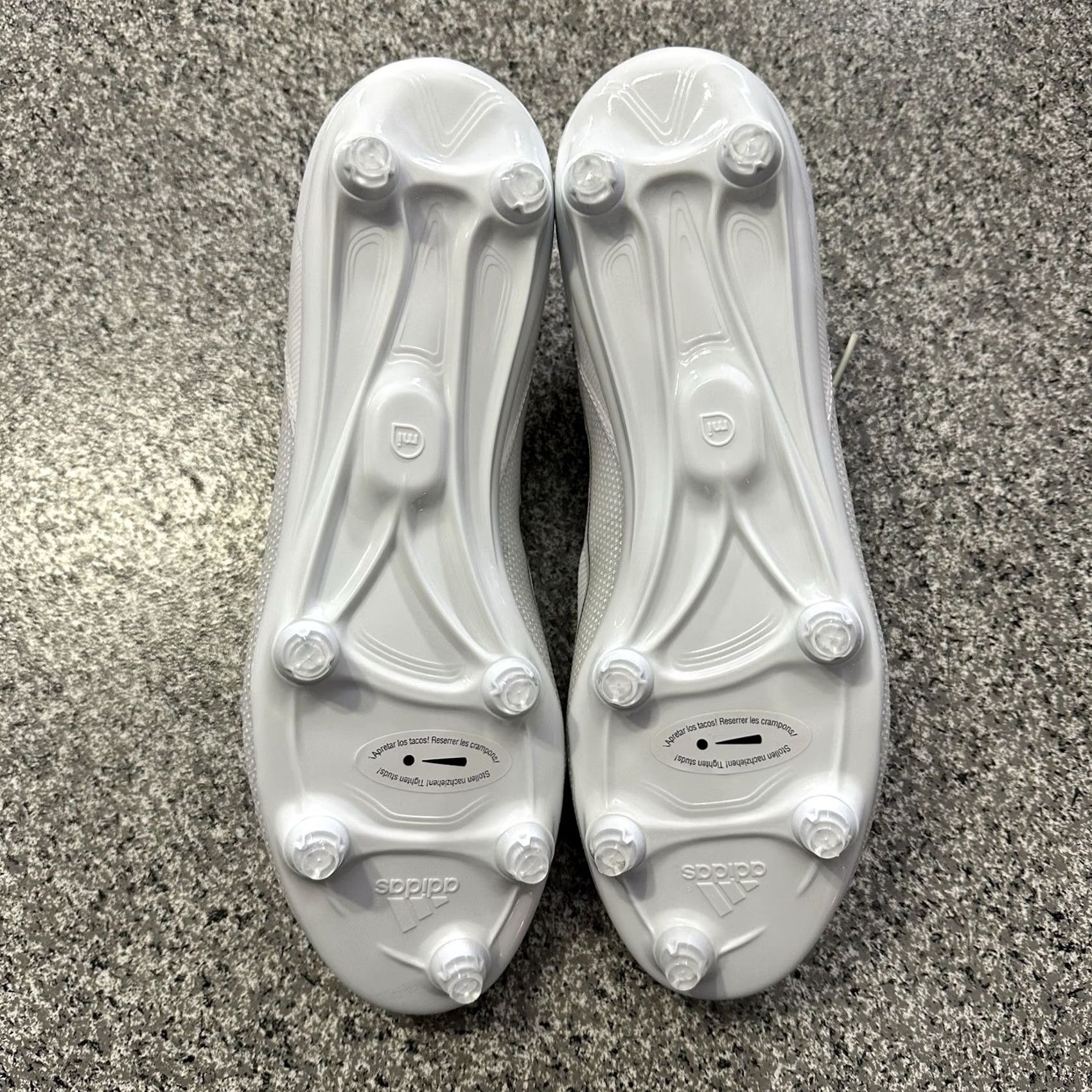 Adidas Adidas Adizero Football Cleats Mens Size 13 White Low Top Speed Cleat Size US L / EU 52-54 / 3 - 7 Thumbnail