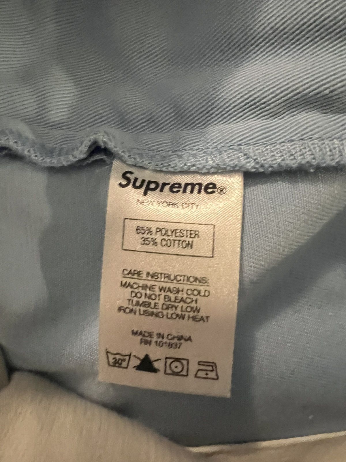 Supreme Supreme Blue Pants Size US 32 / EU 48 - 3 Thumbnail