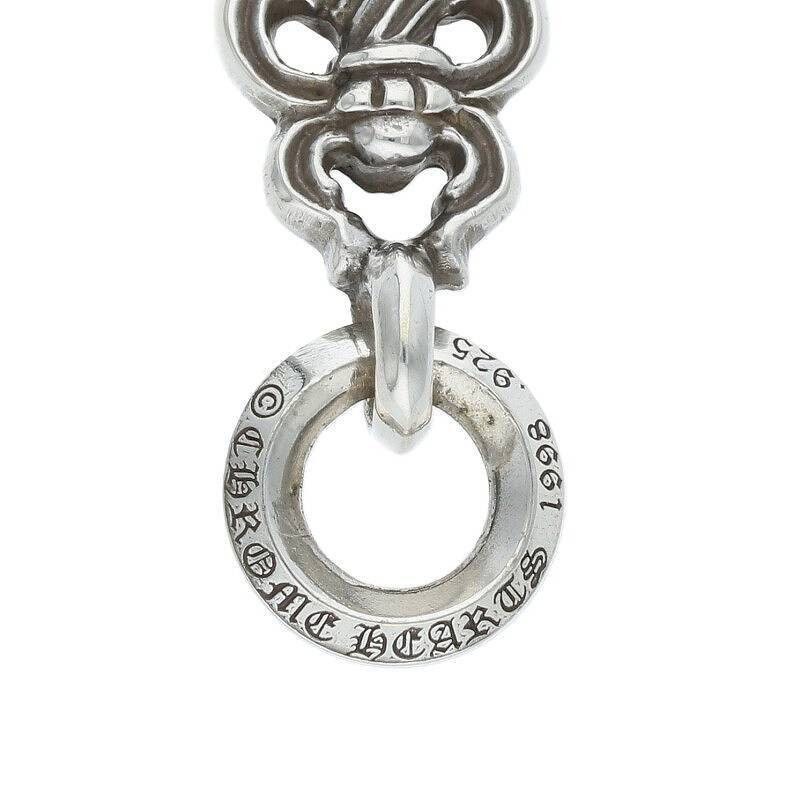 Chrome Hearts Dagger Charm Silver Necklace