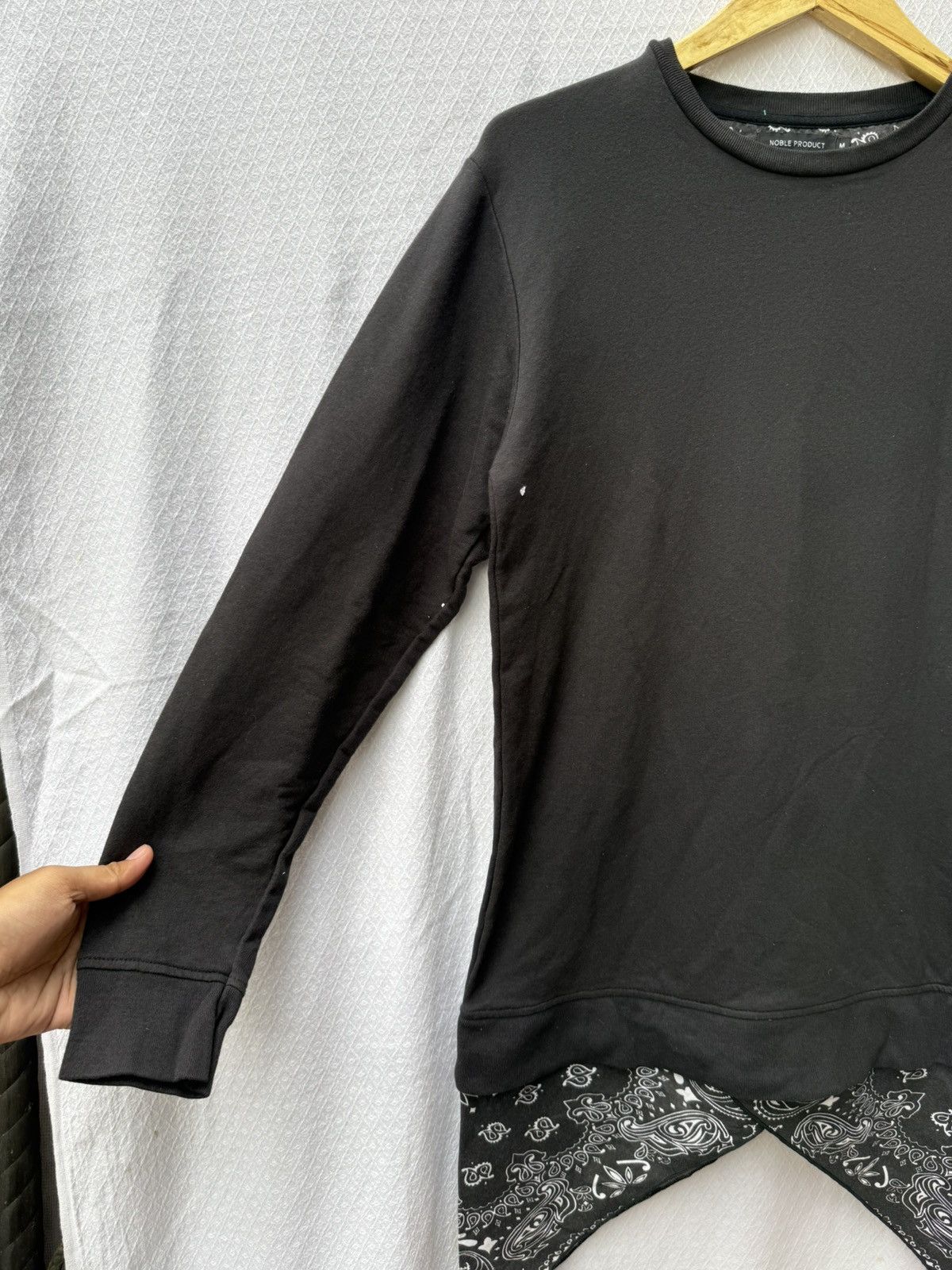 Japanese Brand Noble product sweatshirt paisley pattern bandana Size US M / EU 48-50 / 2 - 2 Thumbnail
