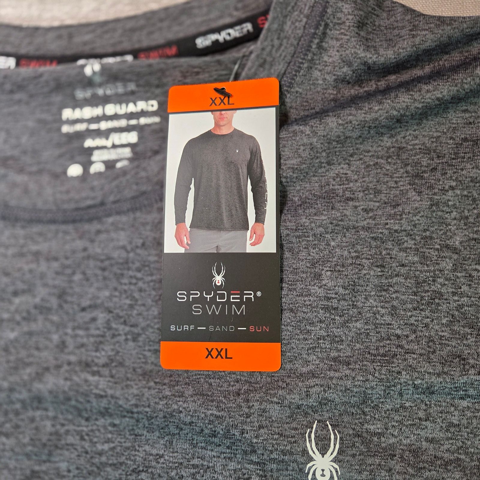 Spyder Spyder Swim Rash Guard XXL UPF 50+ Long Sleeve Size US XXL / EU 58 / 5 - 3 Thumbnail