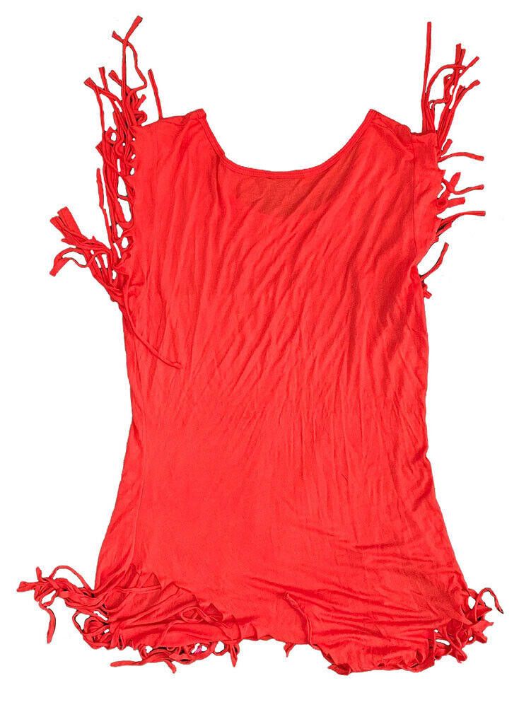 Designer New Orange Swim Suit Cover Up Dress M Size ONE SIZE - 3 Thumbnail