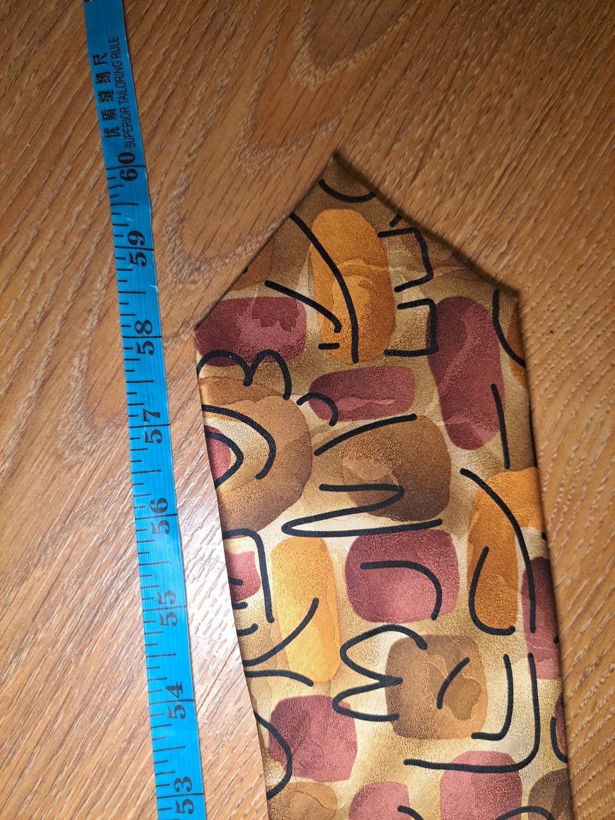 Other Jerry Garcia 100% Silk Tie Gold Multicolor Abstract Art Size ONE SIZE - 6 Thumbnail