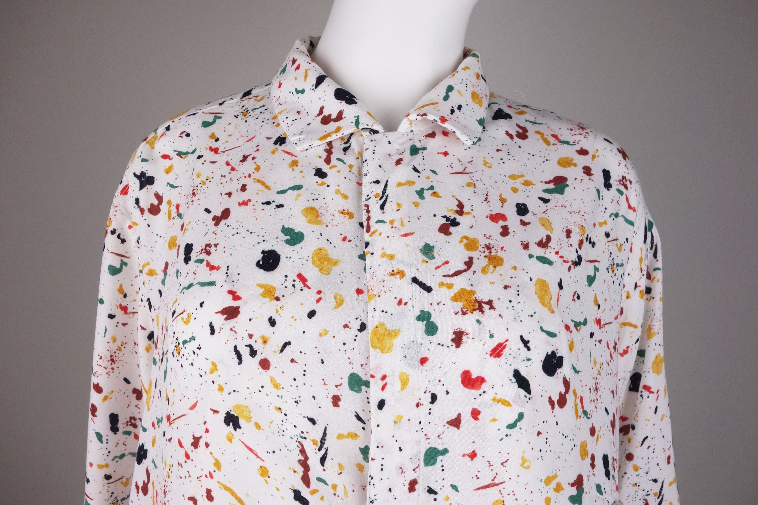 Christophe Lemaire CHRISTOPHE LEMAIRE S/S 2013 Viscose Print Shirt Size 4 L Size US L / EU 52-54 / 3 - 4 Thumbnail