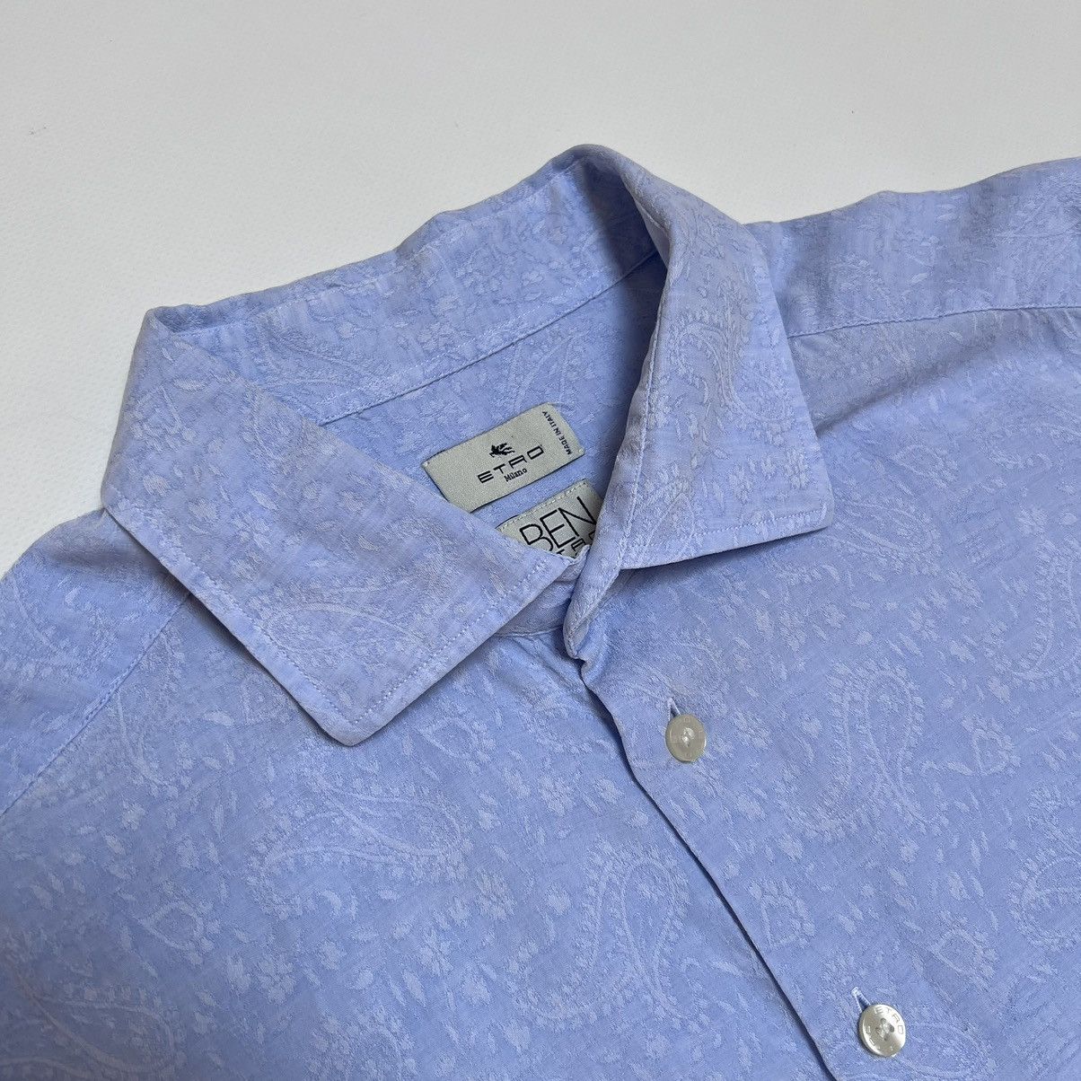 Etro Etro Milano Paisley lyocell shirt Size US L / EU 52-54 / 3 - 2 Thumbnail