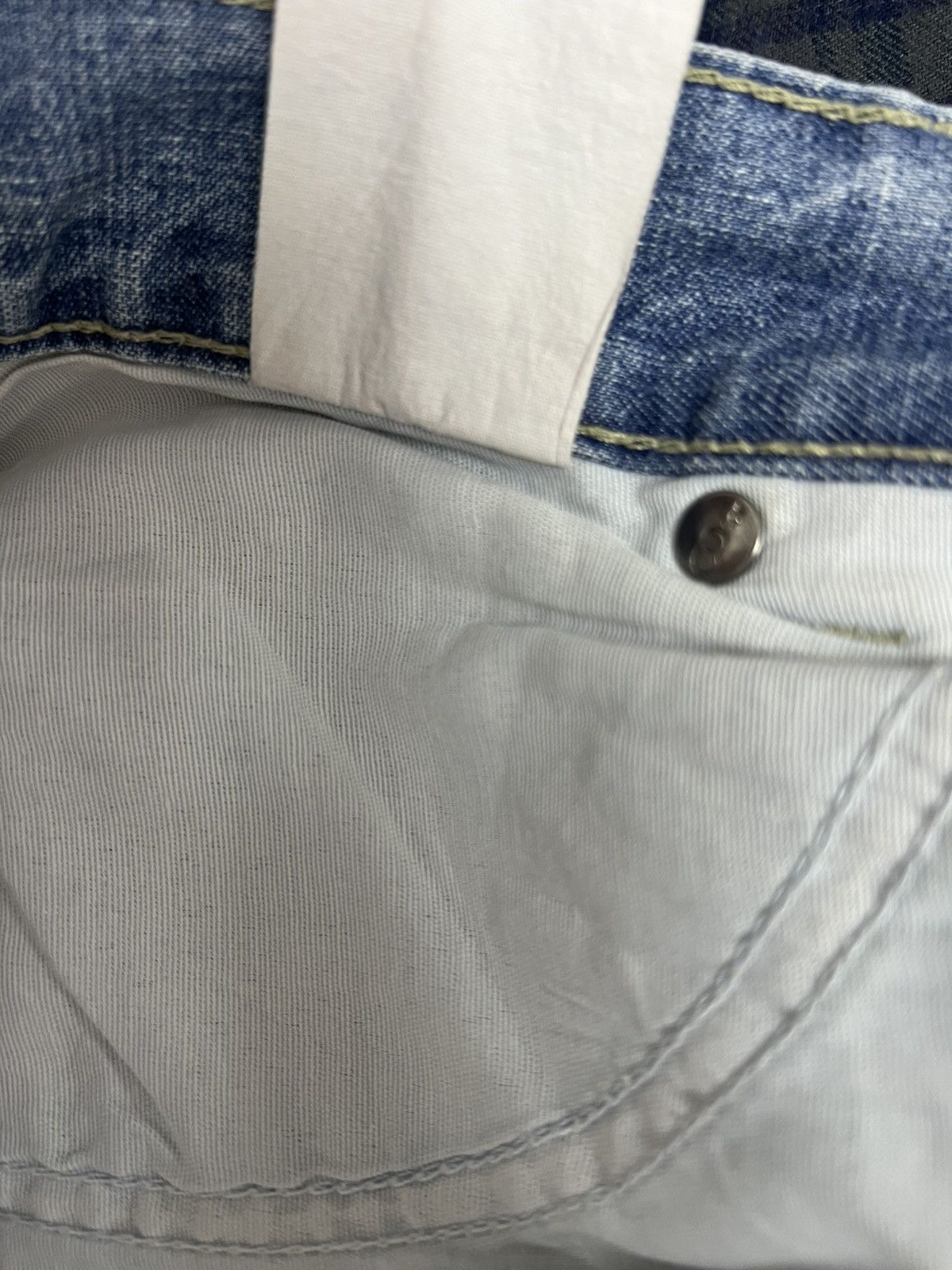 Dior × Vintage Vintage 90’s Christian Dior Paris Blue Washed Jeans Shorts S Size US 28 / EU 44 - 22 Thumbnail