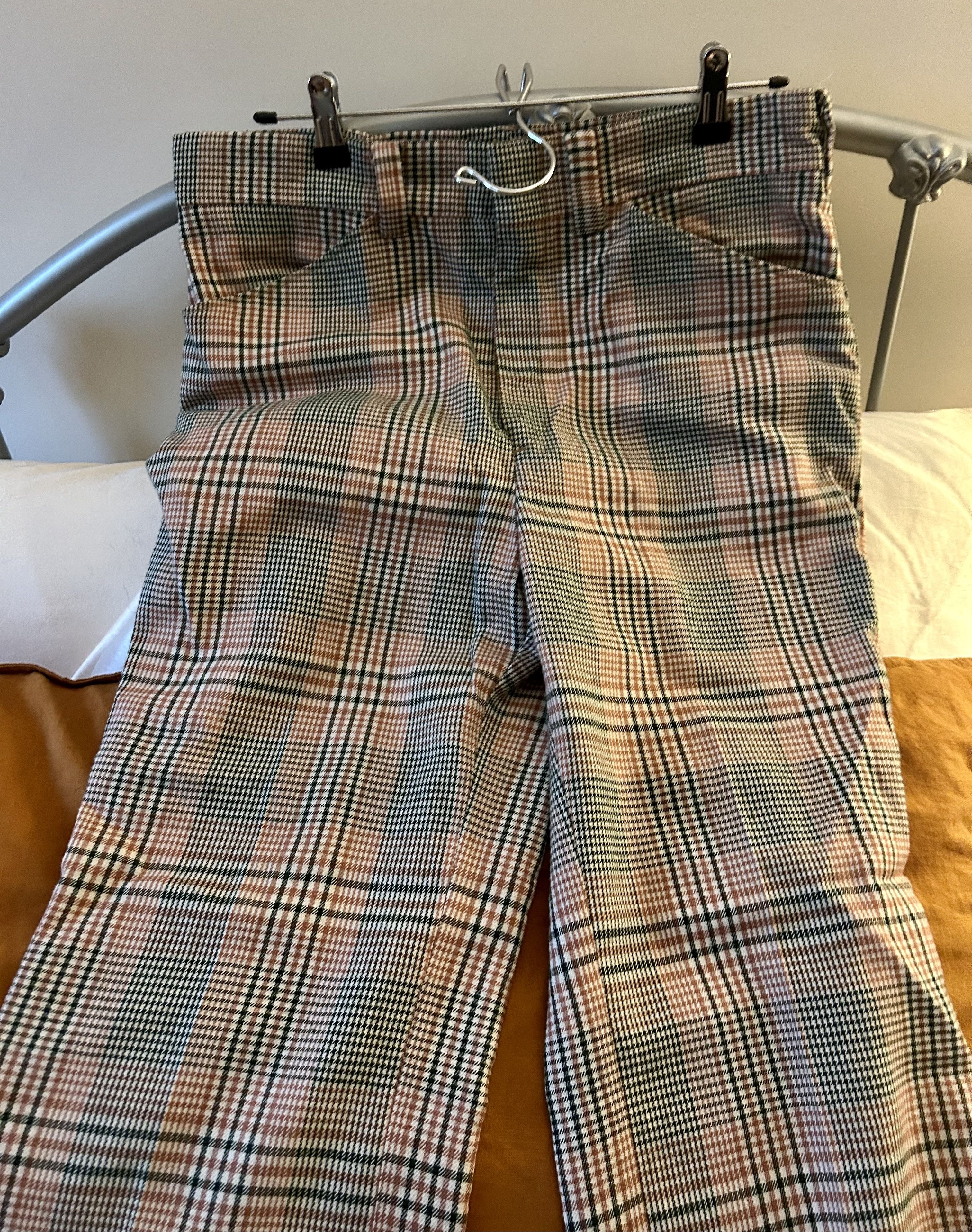 Wrangler VTG 1970s Wrangler Wide Leg Trousers Size US 34 / EU 50 - 4 Thumbnail