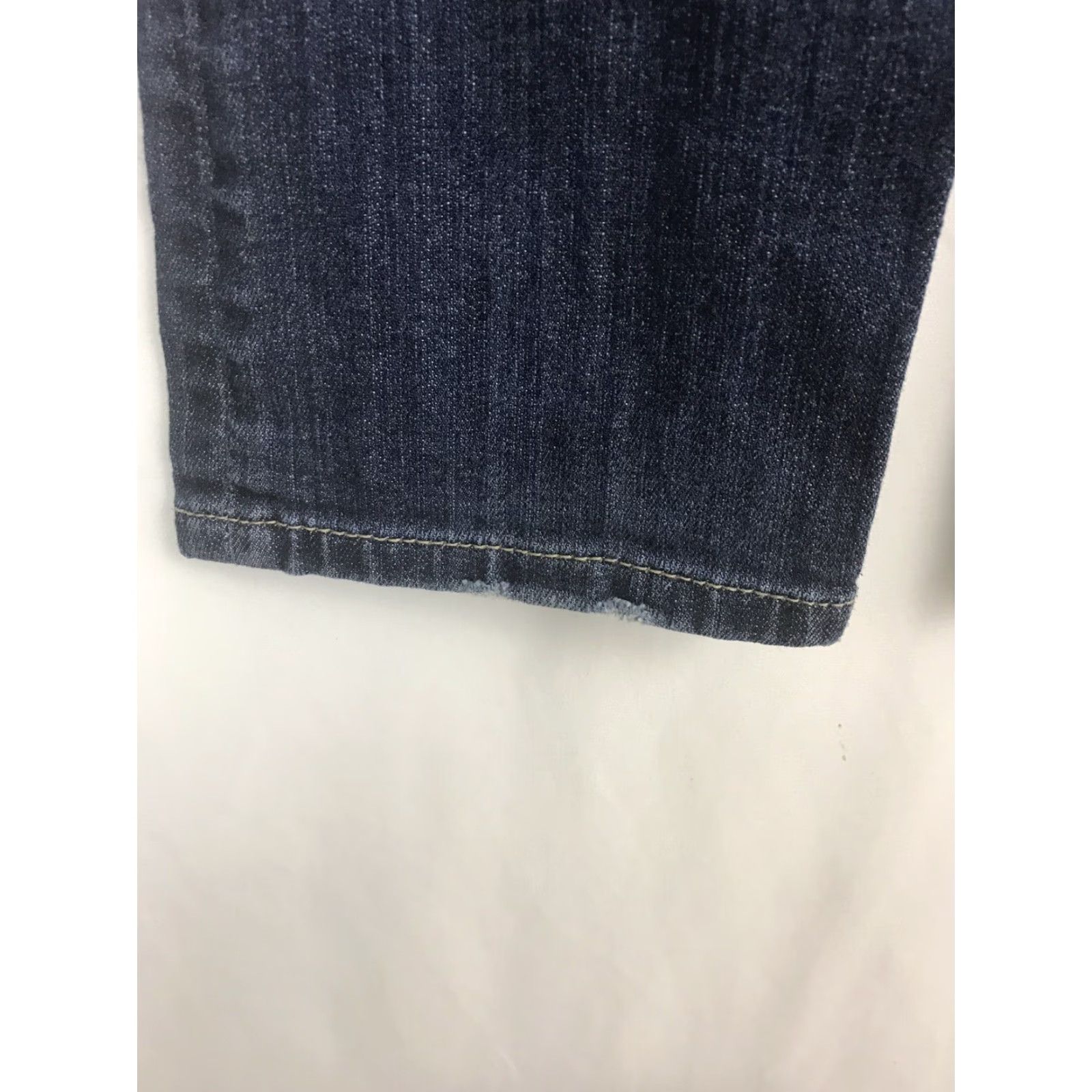 Vintage VIGOSS Jeans Womens 9 Distressed Skinny Straight Leg Blue Denim 32” Waisted 29” Inseam Size 30" / US 8 / IT 44 - 4 Thumbnail
