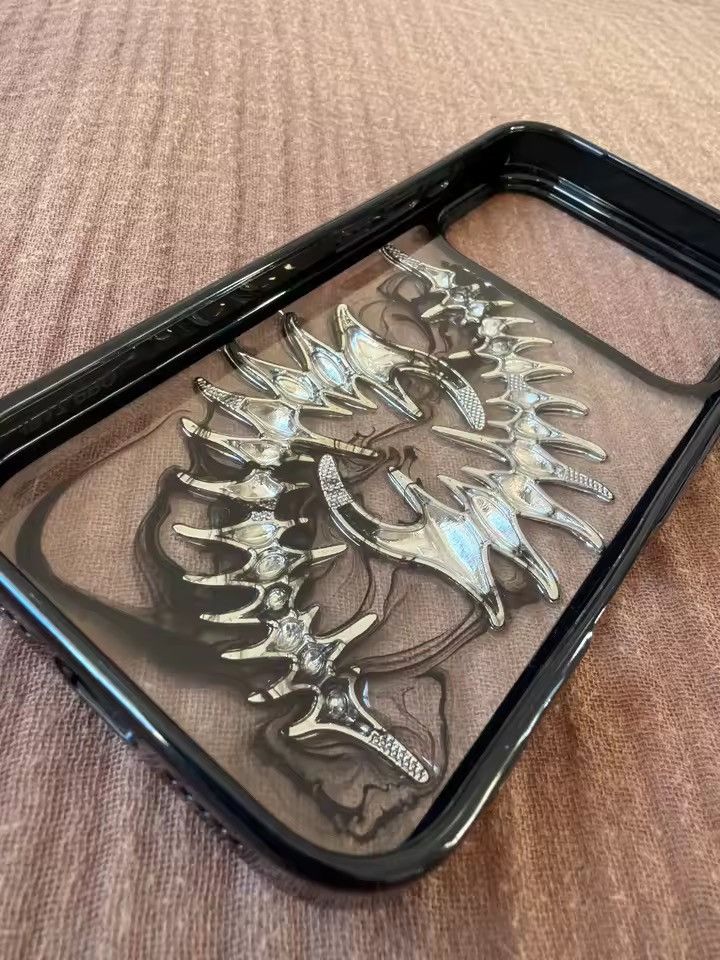 Other Punk Gothic Silicon Case For Iphone 17 Pro Size ONE SIZE - 4 Thumbnail