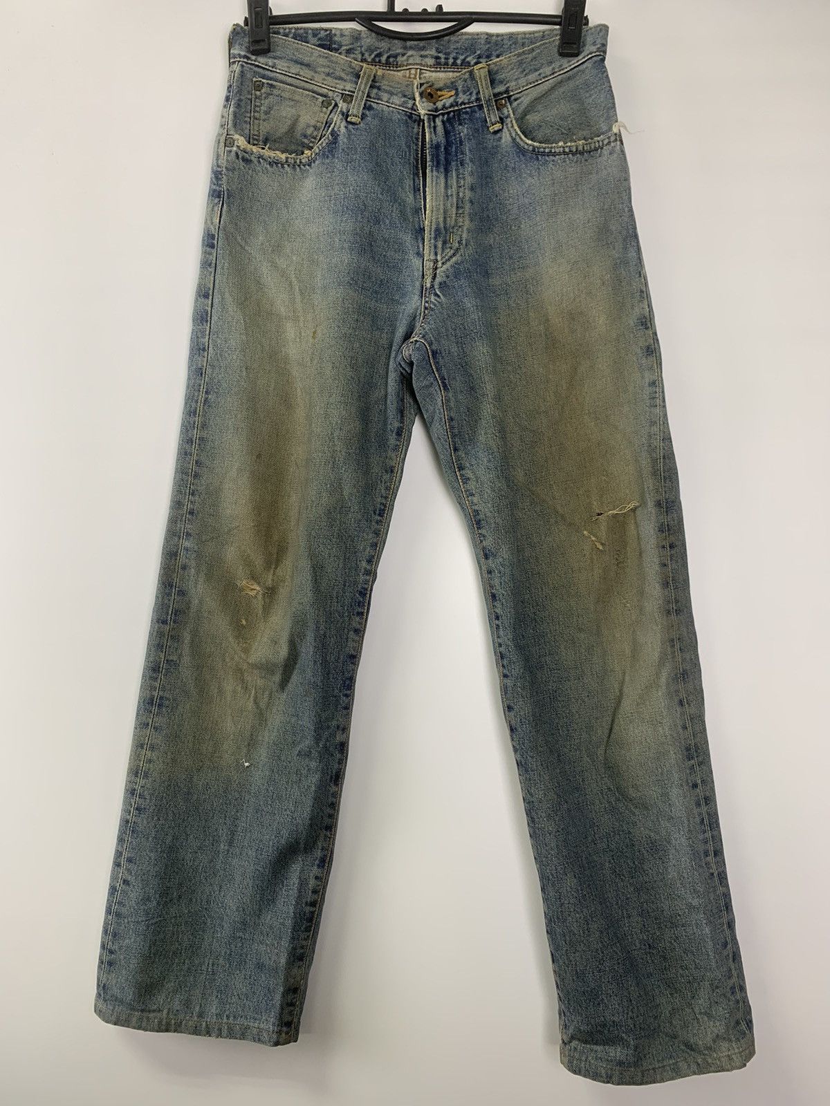 Vintage 90s 505 Edwin distressed denim