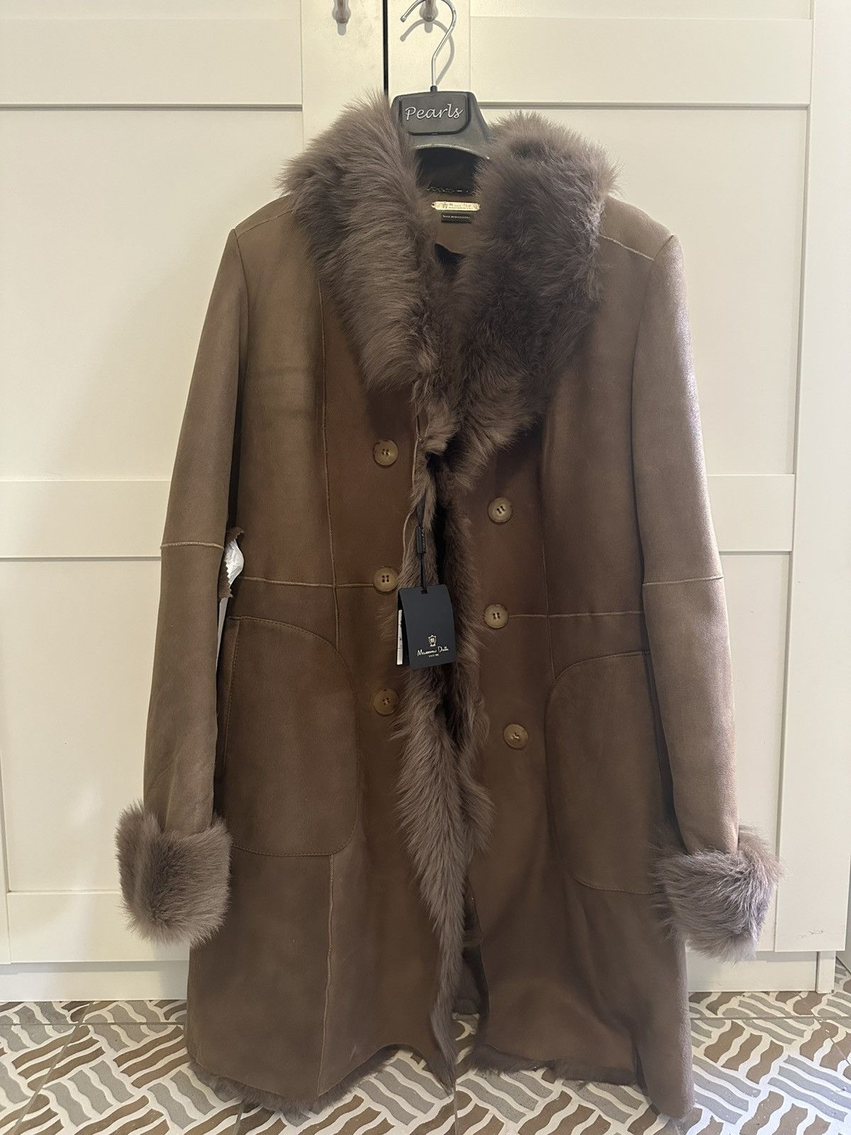 Massimo Dutti MASSIMO DUTTI SHEARLING COAT Size L / US 10 / IT 46 - 2 Thumbnail