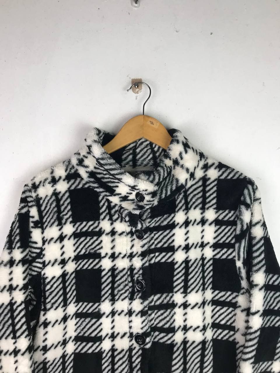 Japanese Brand × Vintage Very Rare Fleece Full Button Ups Size US M / EU 48-50 / 2 - 3 Thumbnail