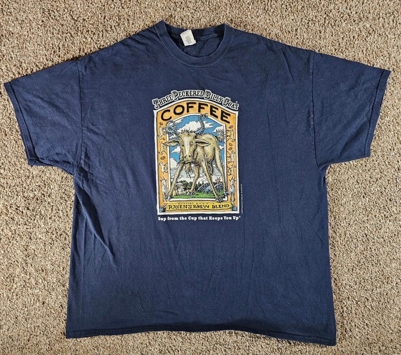 Gildan Ray Troll 3 Peckered Billy Goat t-shirt 2XL ravenbrew Coffee Size US XXL / EU 58 / 5 - 1 Thumbnail