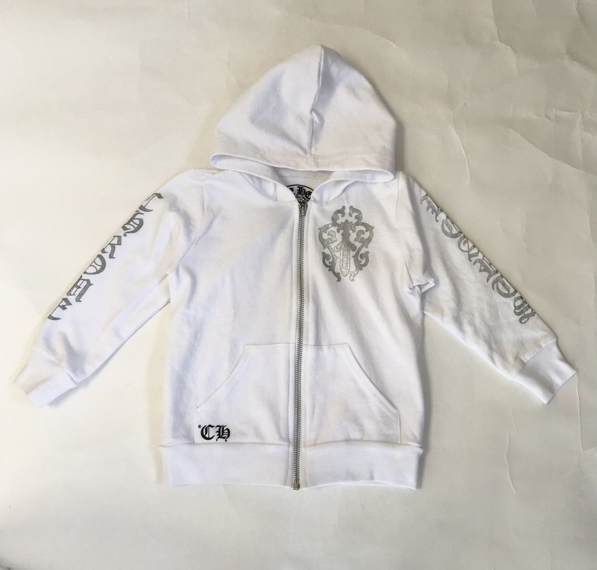 Chrome Hearts Chrome Hearts Toddler Zip Up Hoodie With silver Cross Ball Size US XXS / EU 40 - 7 Thumbnail