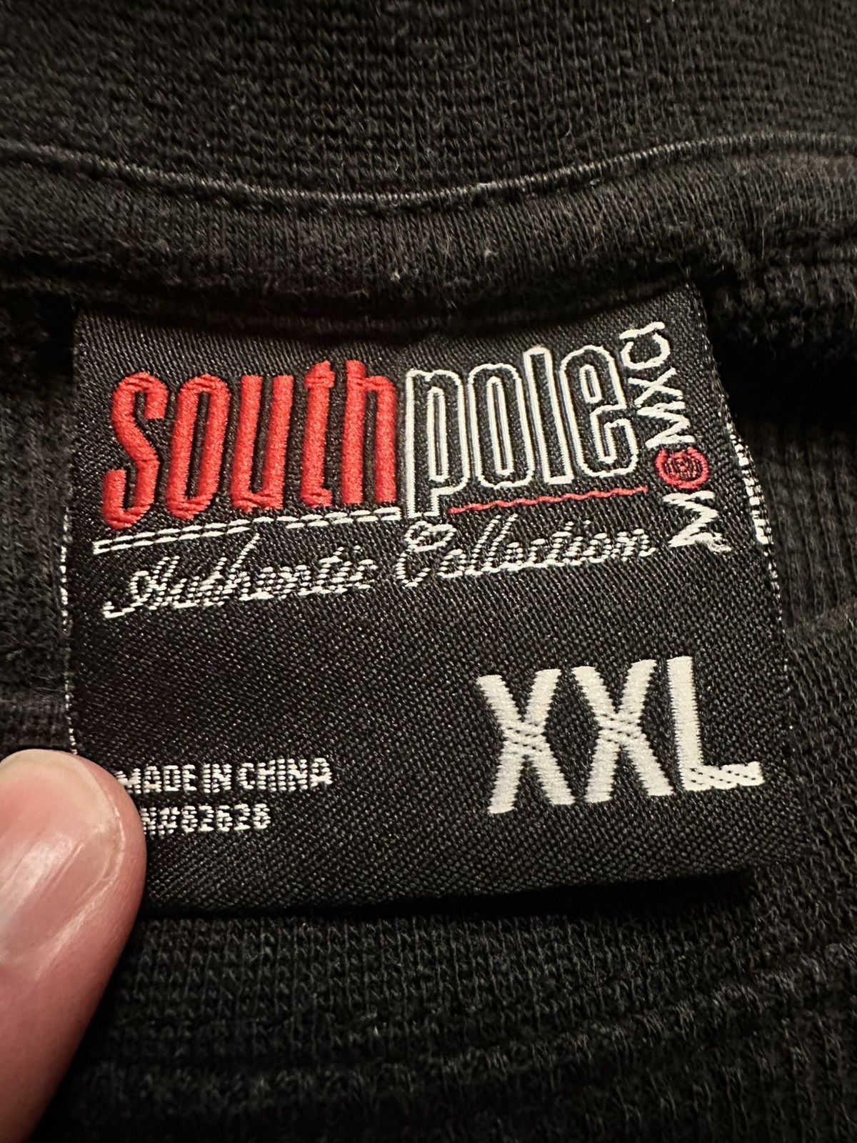Southpole Vintage 90s Black Southpole Long sleeve Thermal Size XXL Size US XXL / EU 58 / 5 - 5 Thumbnail