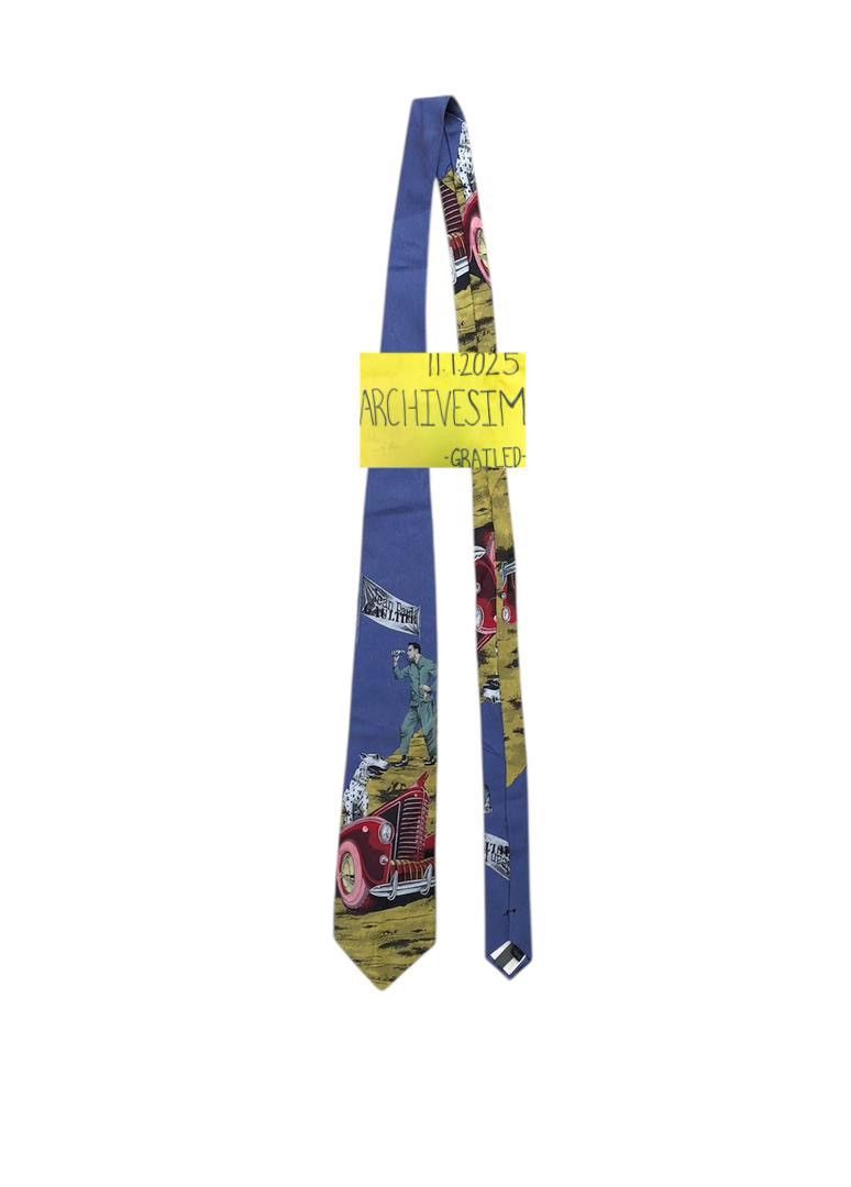 Jean Paul Gaultier Jean Paul Gaultier Iconic Silk Tie Size ONE SIZE - 2 Thumbnail