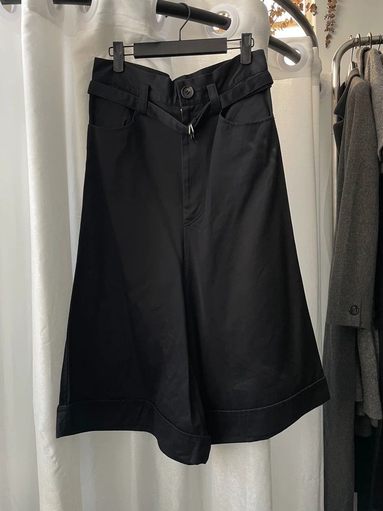 Yohji Yamamoto yohji Yamamoto size 3 Medieval Black Women's Wide Leg Pant Size 25" / US 0 / IT 36 - 1 Thumbnail